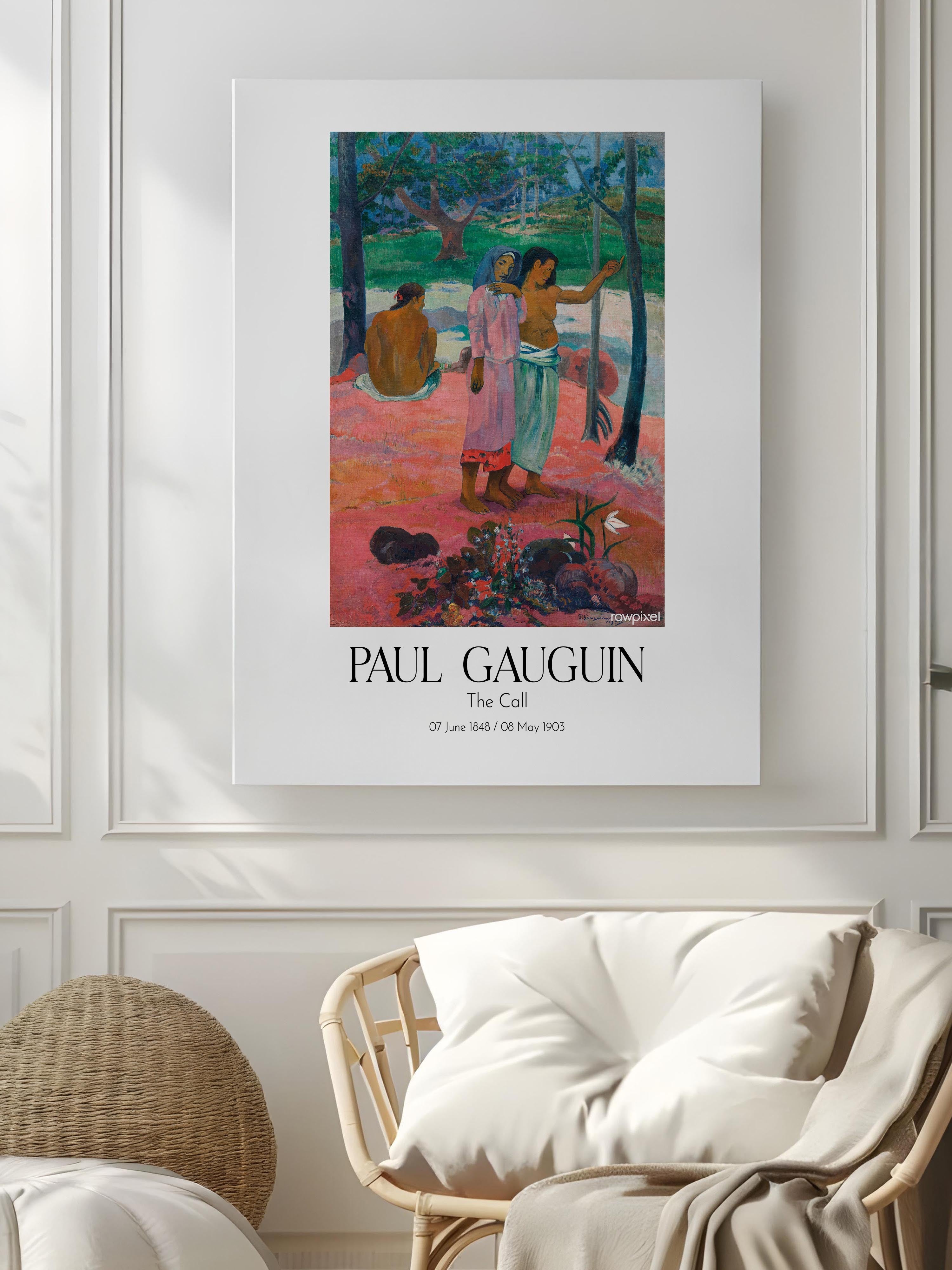 Paul Gauguin - The Call, Kanvas Tablo, Sanat Serisi NO:110562