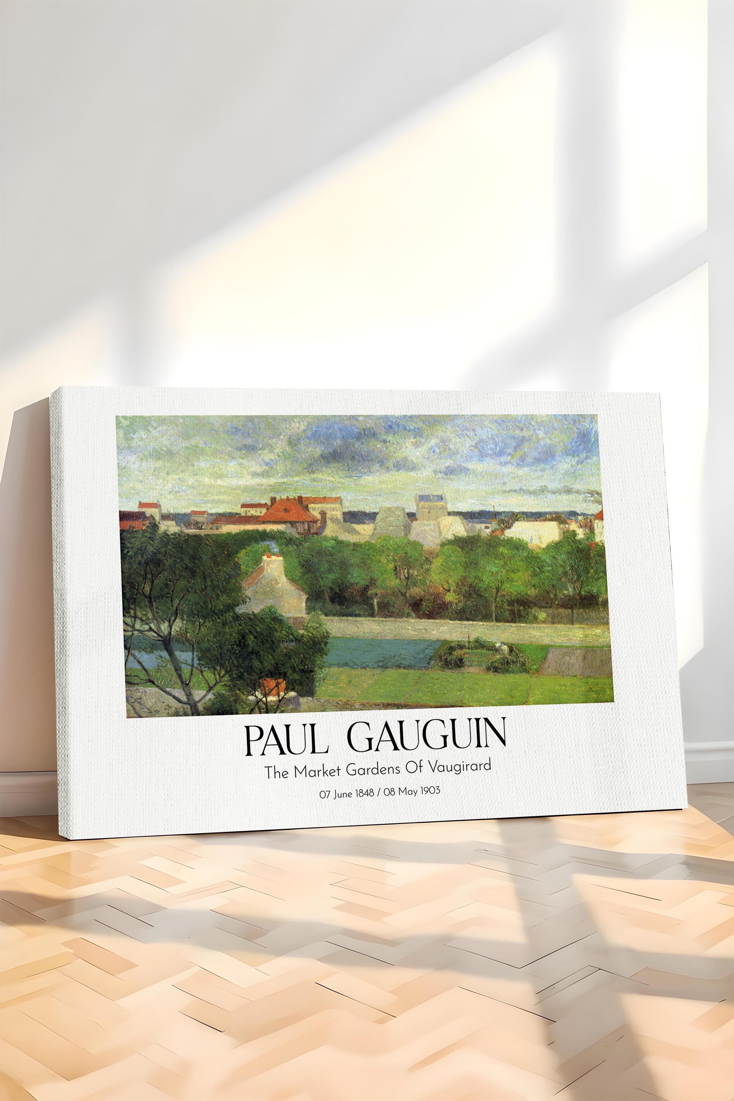 Paul Gauguin - The Market Gardens Of Vaugirard, Kanvas Tablo, Sanat Serisi NO:110584