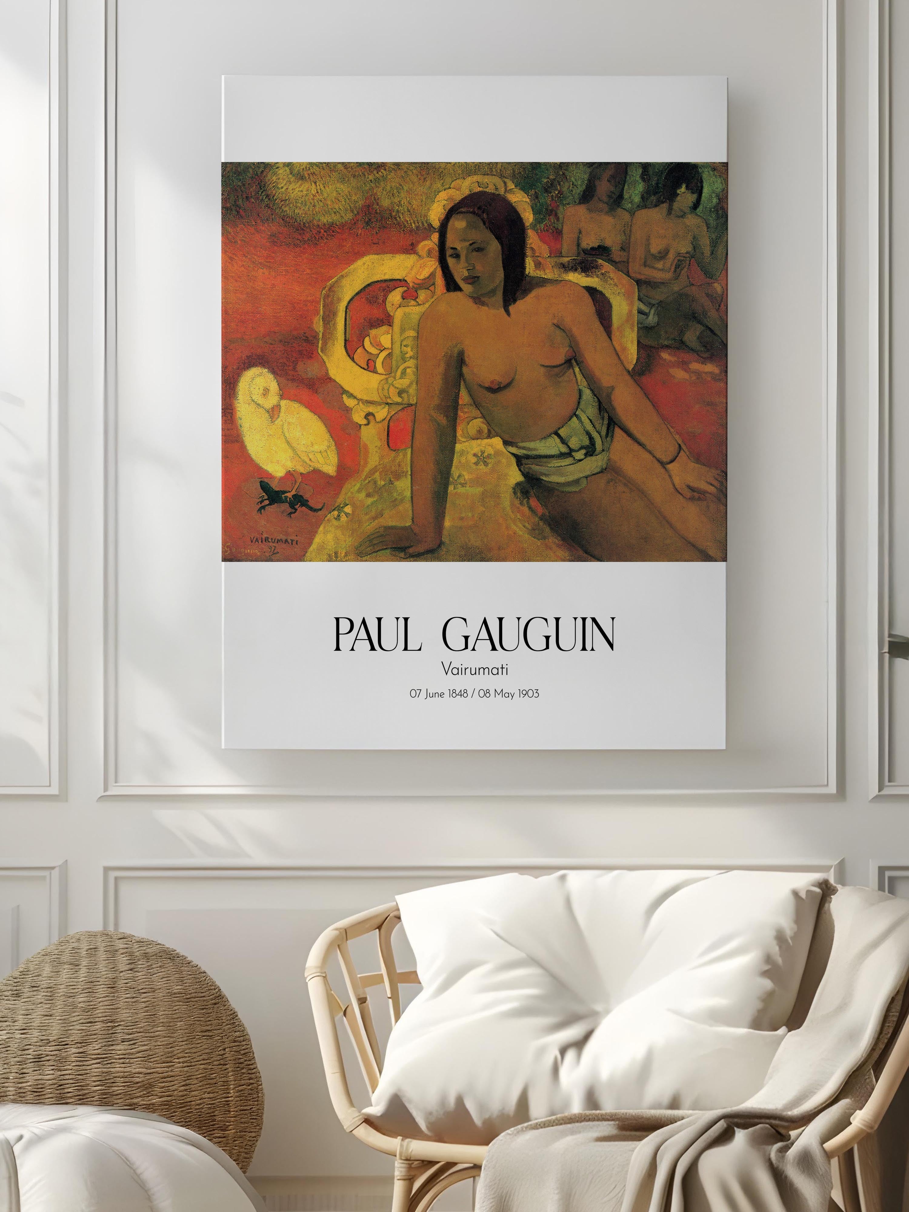 Paul Gauguin - Vairumati, Kanvas Tablo, Sanat Serisi NO:110579