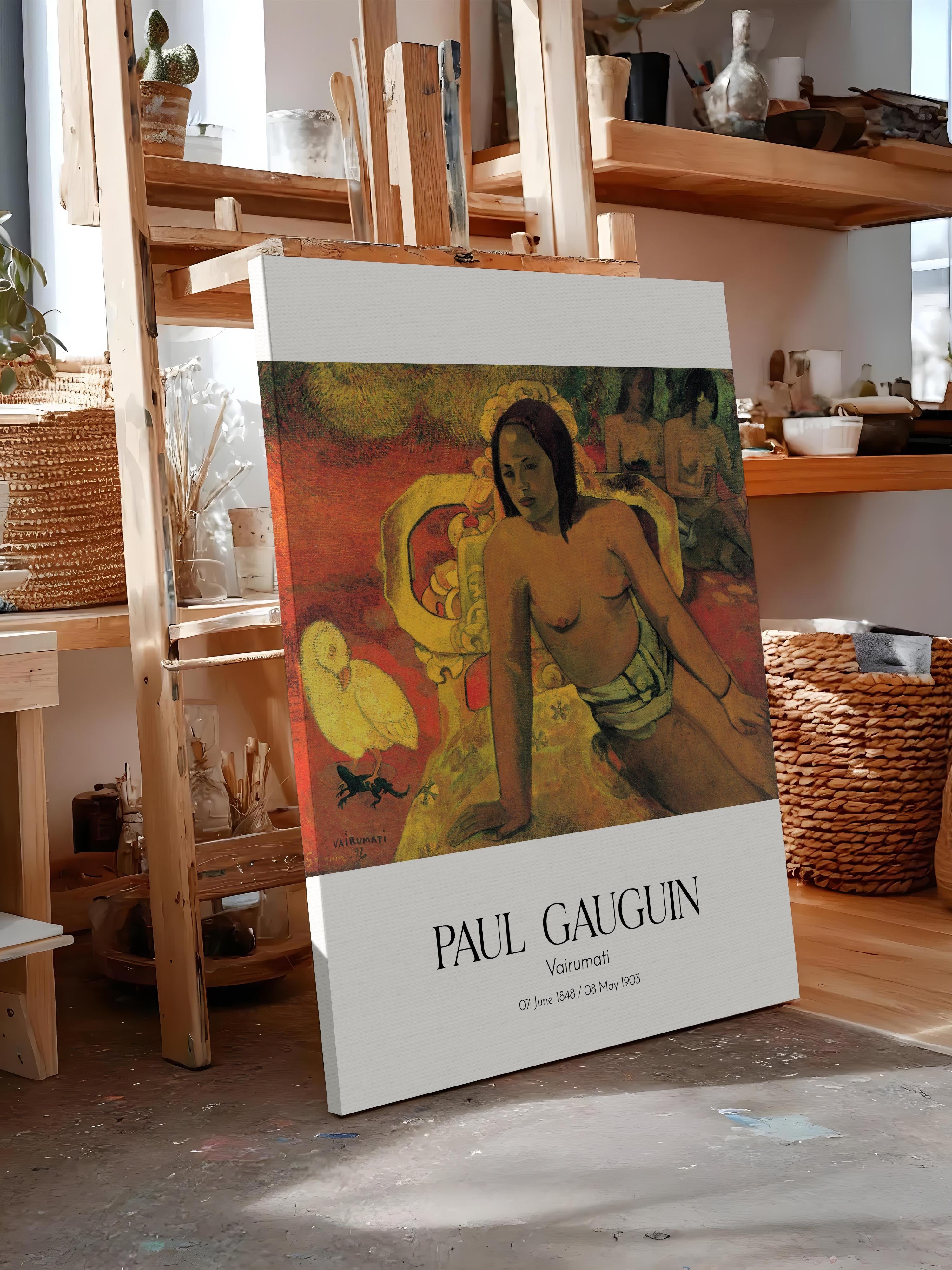 Paul Gauguin - Vairumati, Kanvas Tablo, Sanat Serisi NO:110579