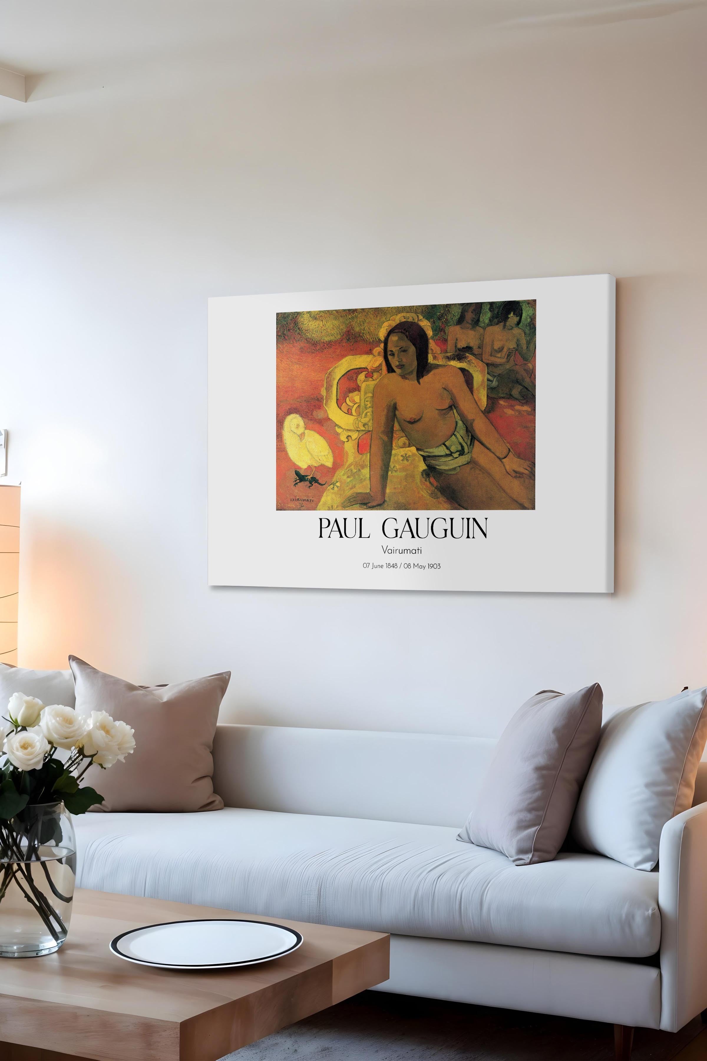 Paul Gauguin - Vairumati, Kanvas Tablo, Sanat Serisi NO:110591