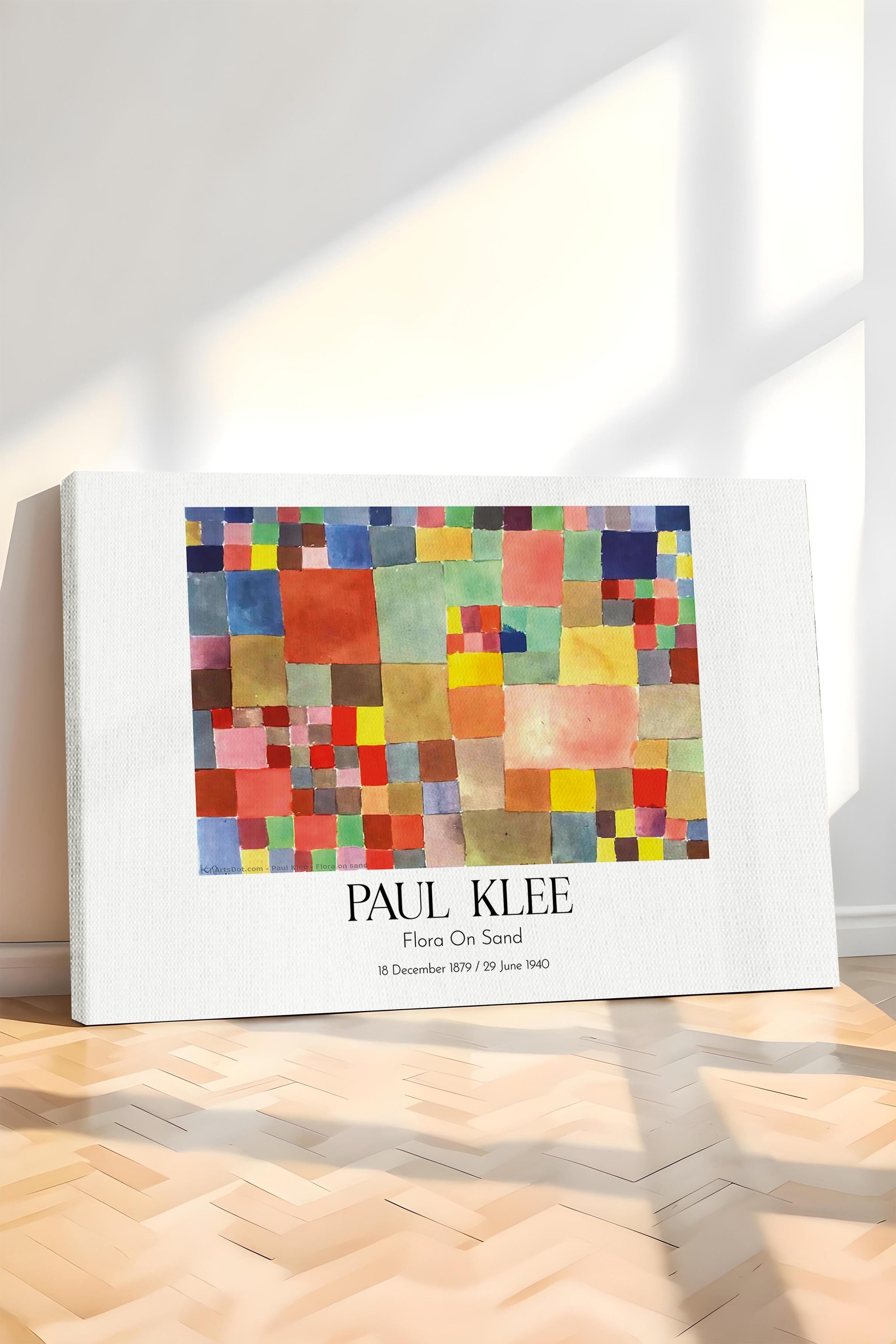 Paul Klee - Flora On Sand, Kanvas Tablo, Sanat Serisi NO:110135
