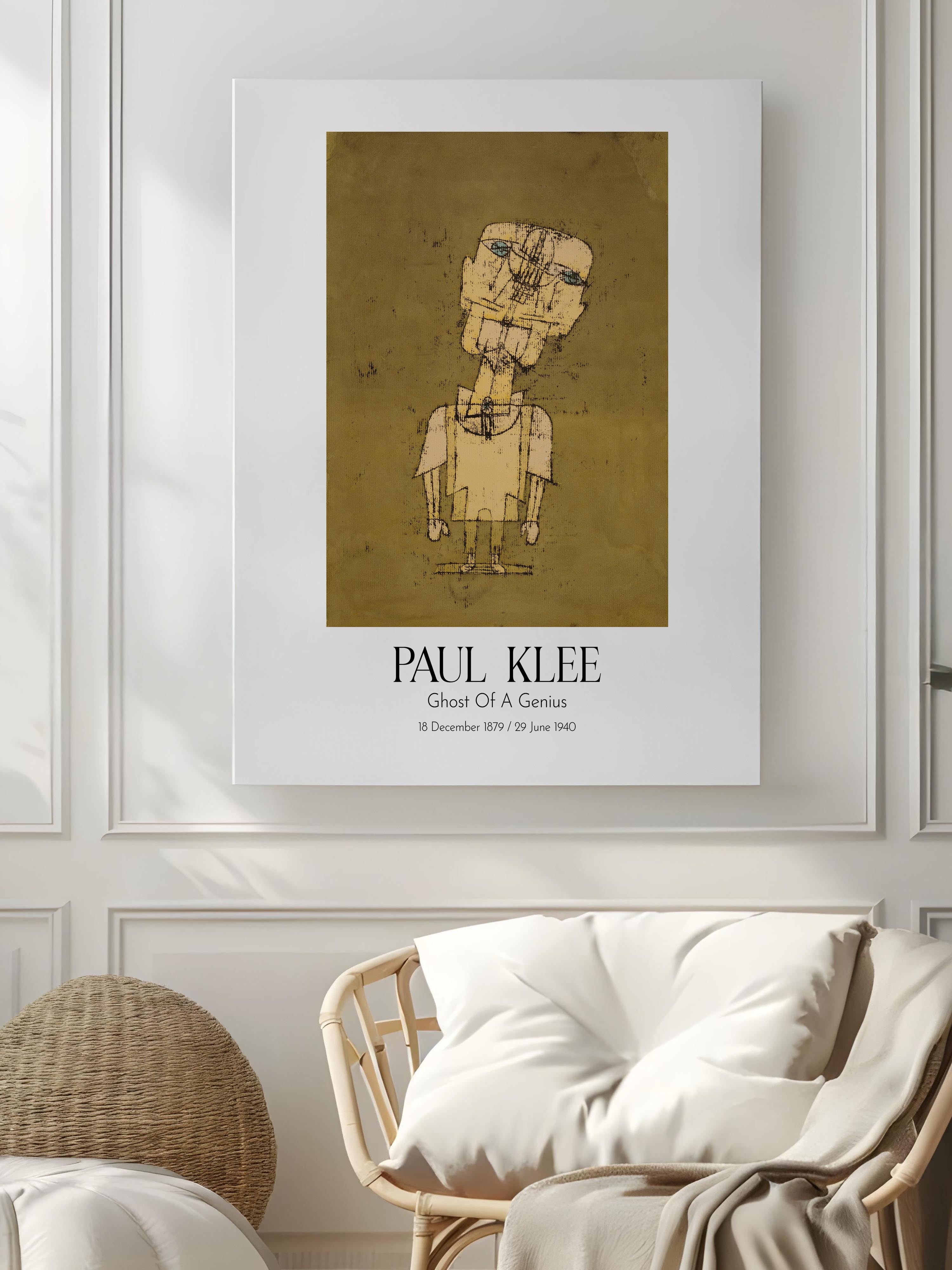 Paul Klee - Ghost Of A Genius, Kanvas Tablo, Sanat Serisi NO:110113