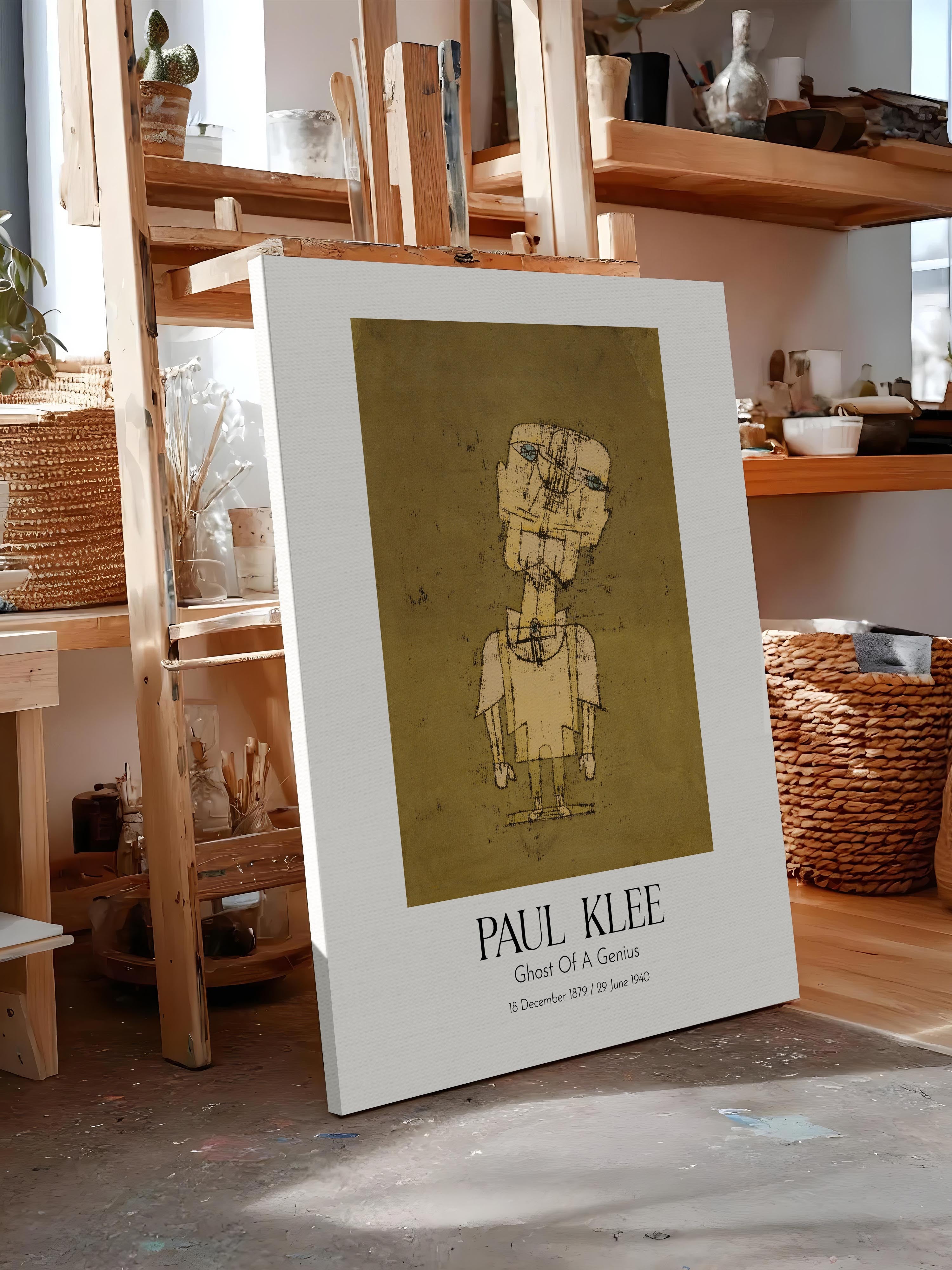 Paul Klee - Ghost Of A Genius, Kanvas Tablo, Sanat Serisi NO:110113