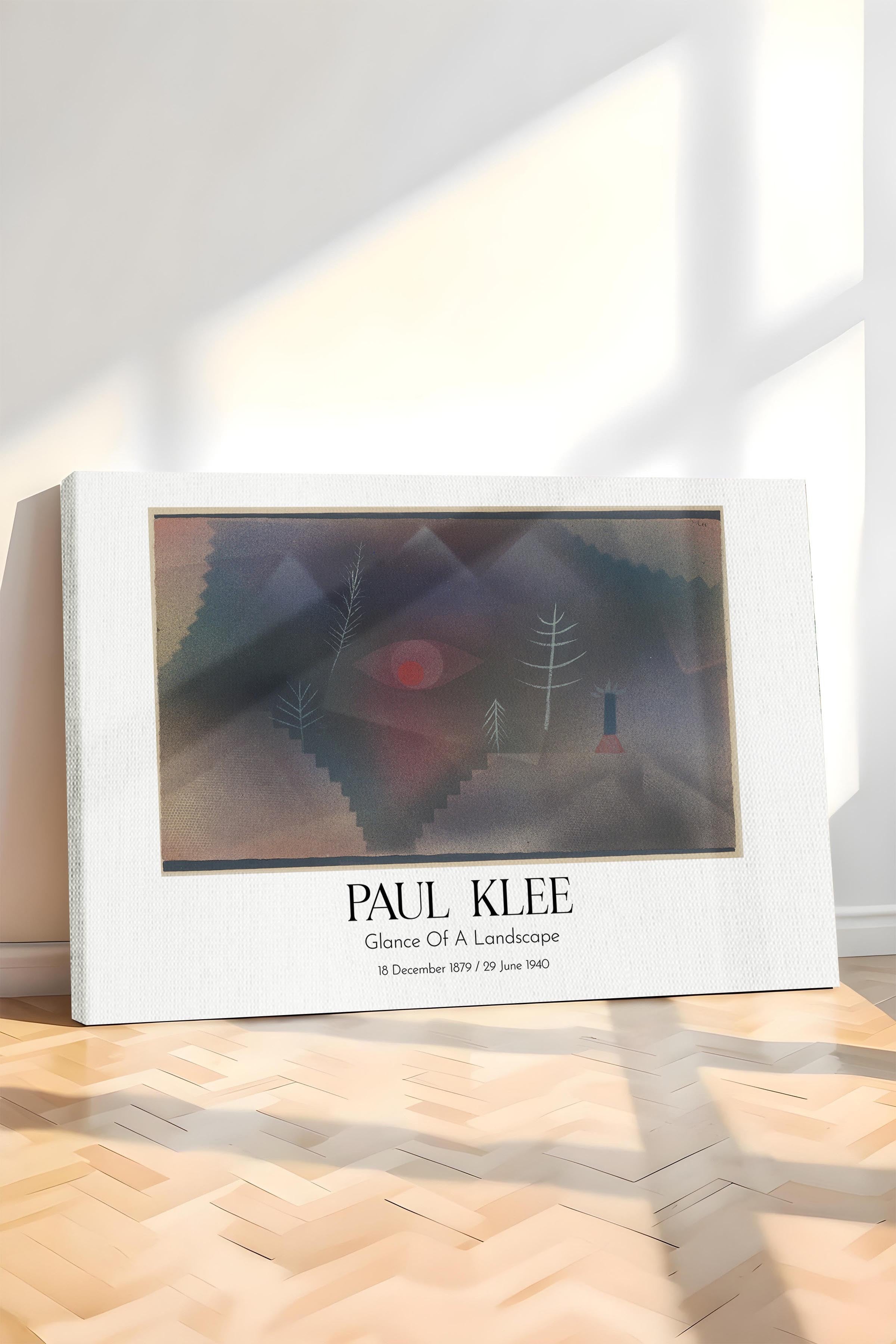 Paul Klee - Glance Of A Landscape, Kanvas Tablo, Sanat Serisi NO:110127