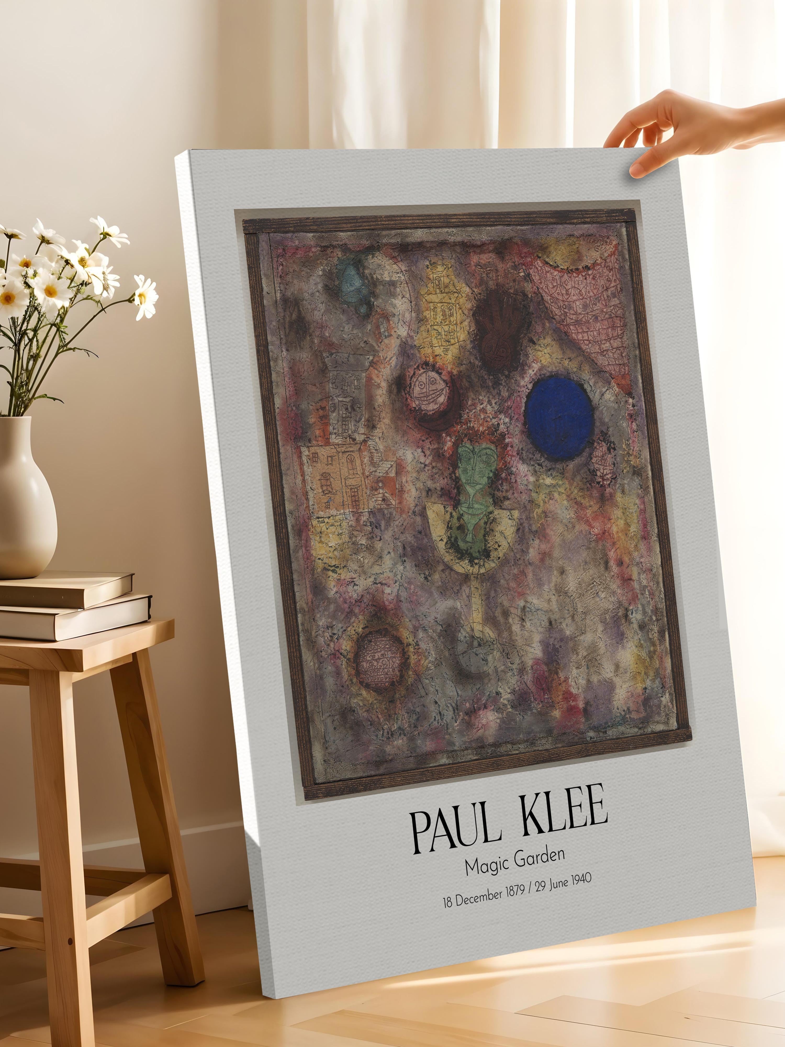 Paul Klee - Magic Garden, Kanvas Tablo, Sanat Serisi NO:110115