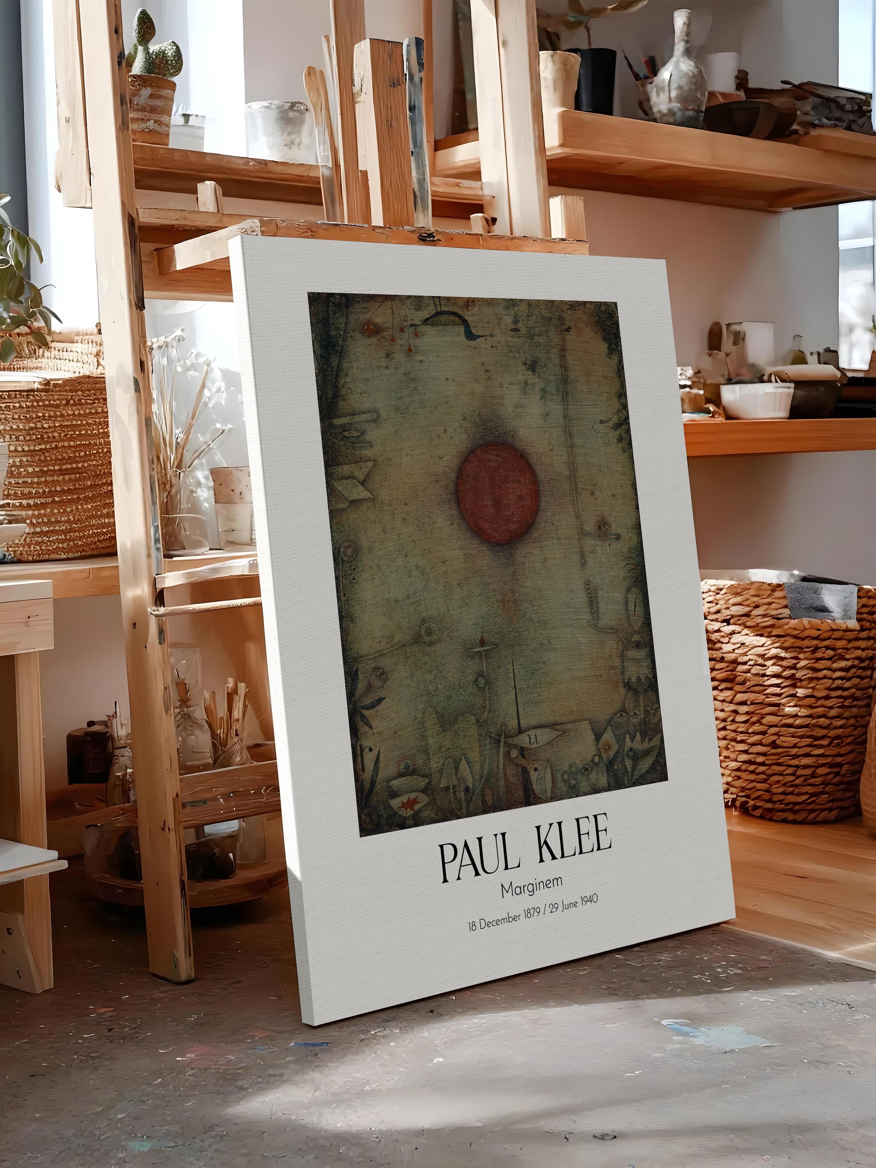 Paul Klee - Marginem, Kanvas Tablo, Sanat Serisi NO:110121