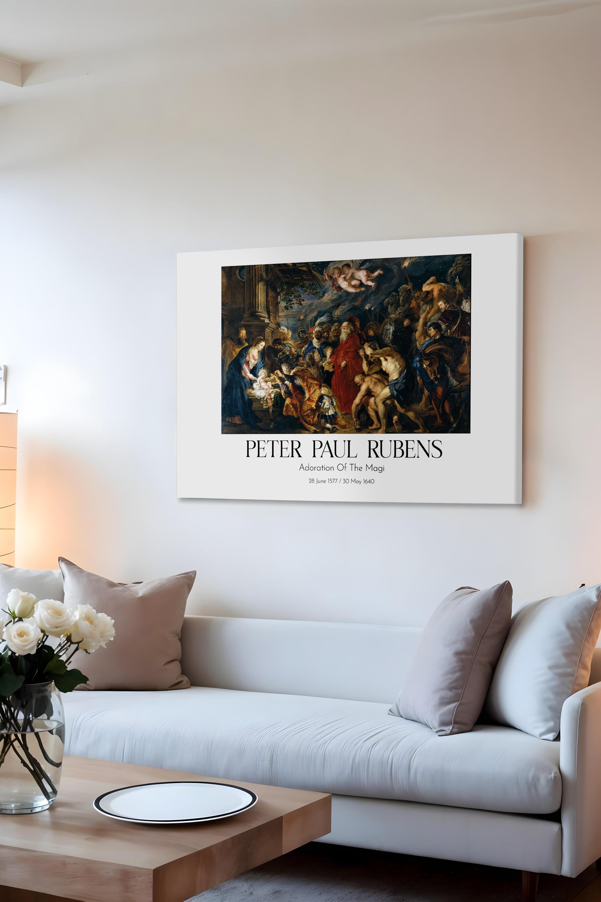 Peter Paul Rubens - Adoration Of The Magi, Kanvas Tablo, Sanat Serisi NO:112342