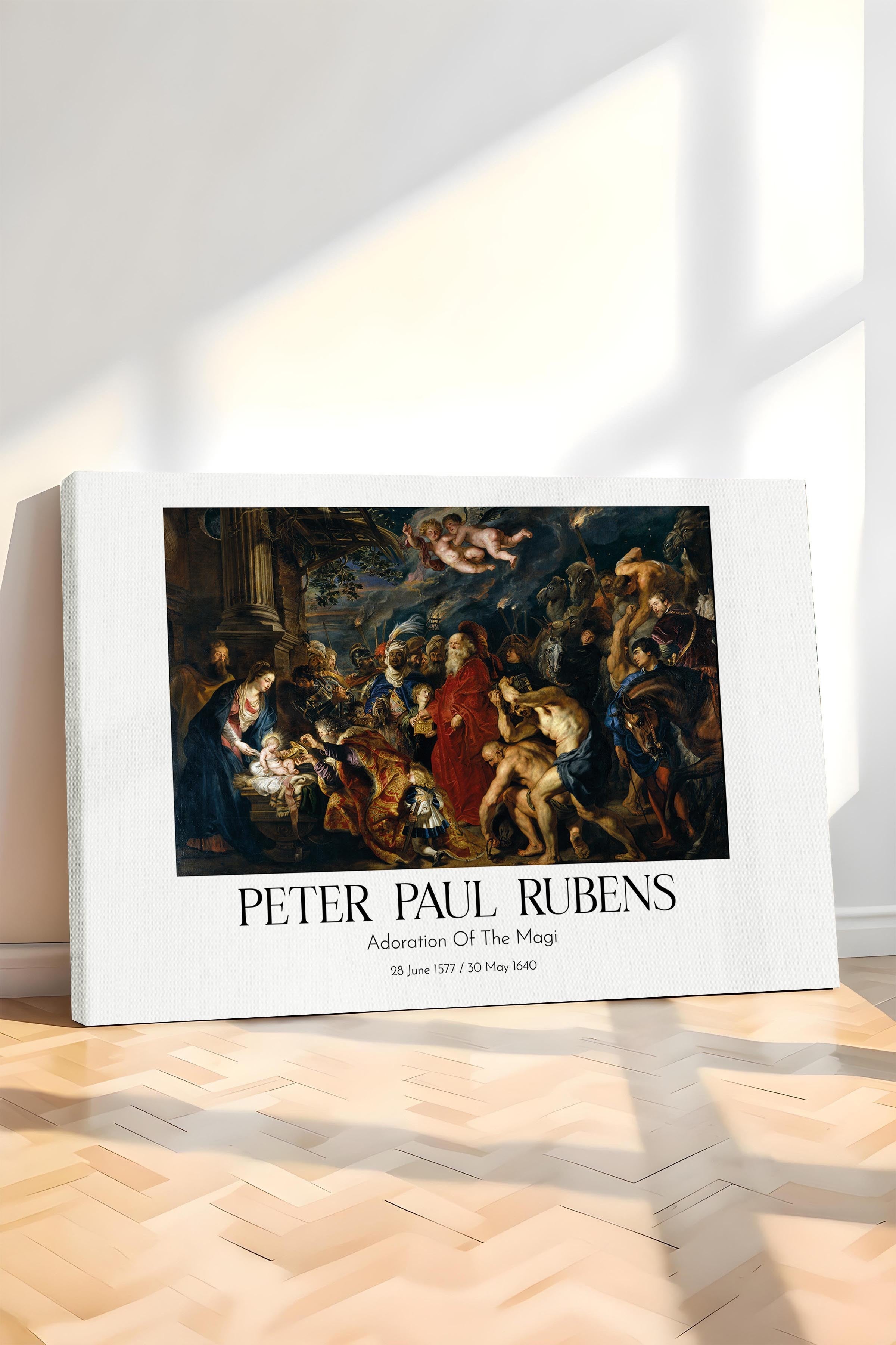Peter Paul Rubens - Adoration Of The Magi, Kanvas Tablo, Sanat Serisi NO:112342