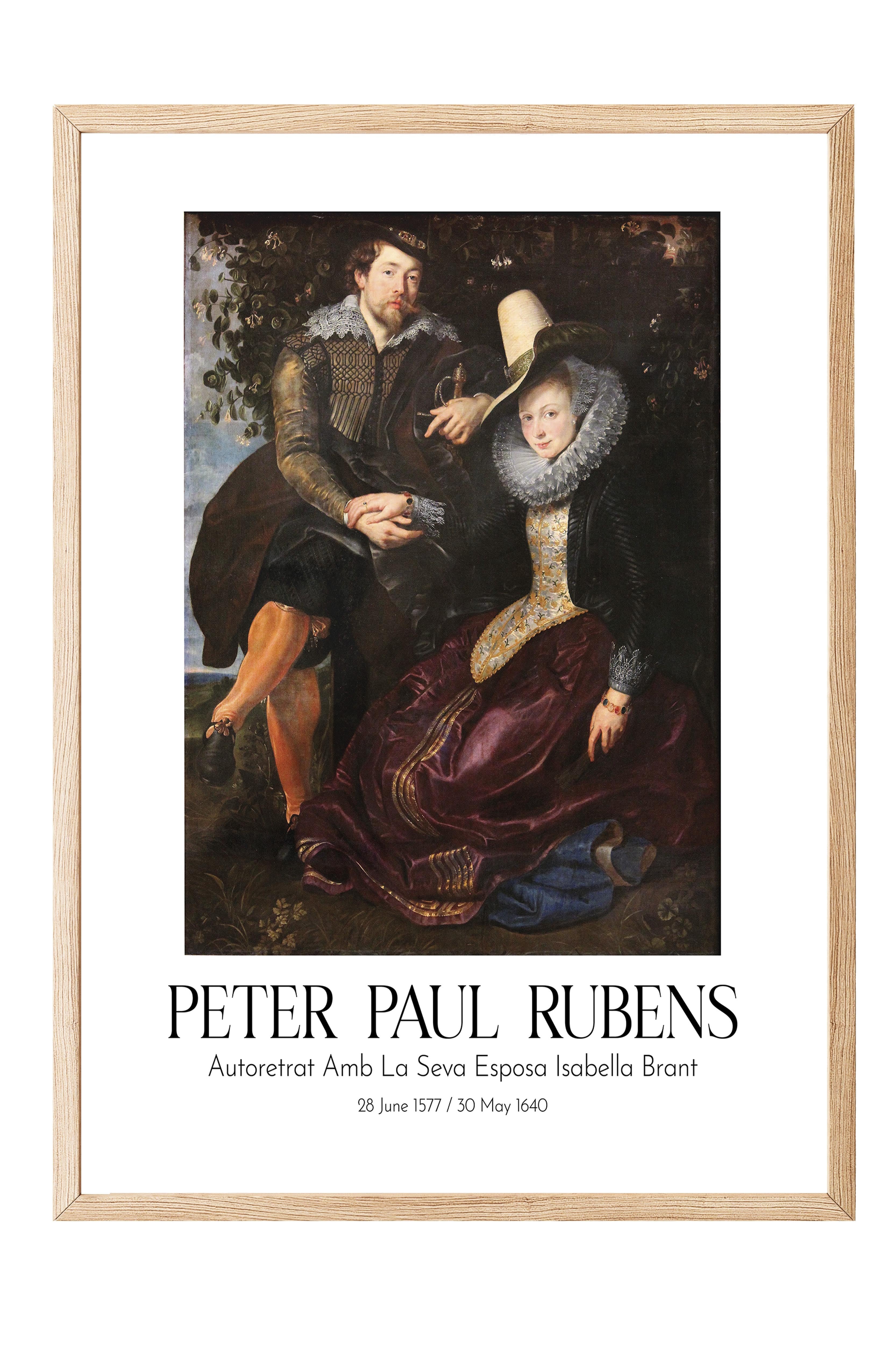 Peter Paul Rubens, Ahşap Çerçeveli Tablo, Sanat Serisi NO:112315