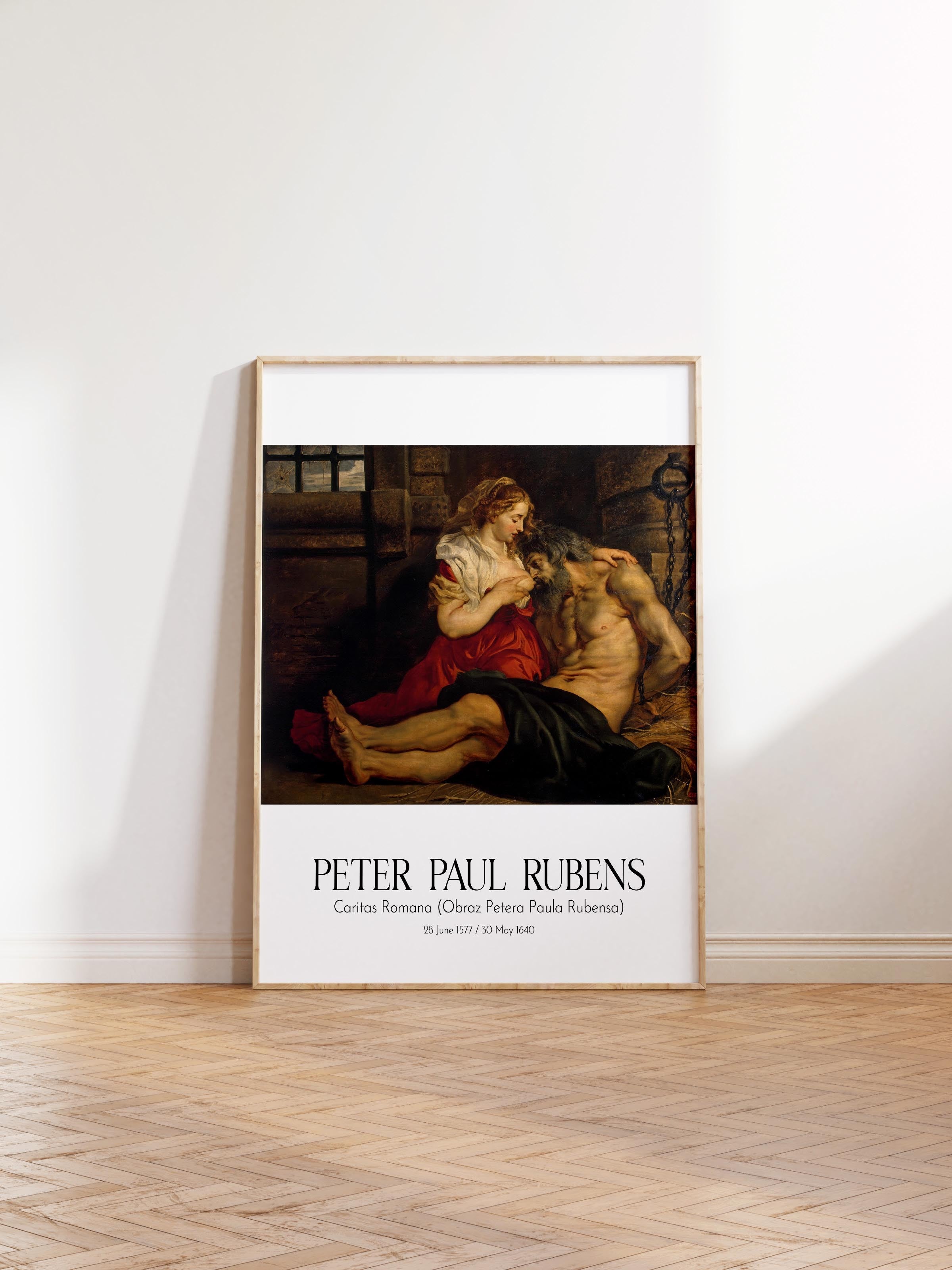 Peter Paul Rubens, Ahşap Çerçeveli Tablo, Sanat Serisi NO:112317