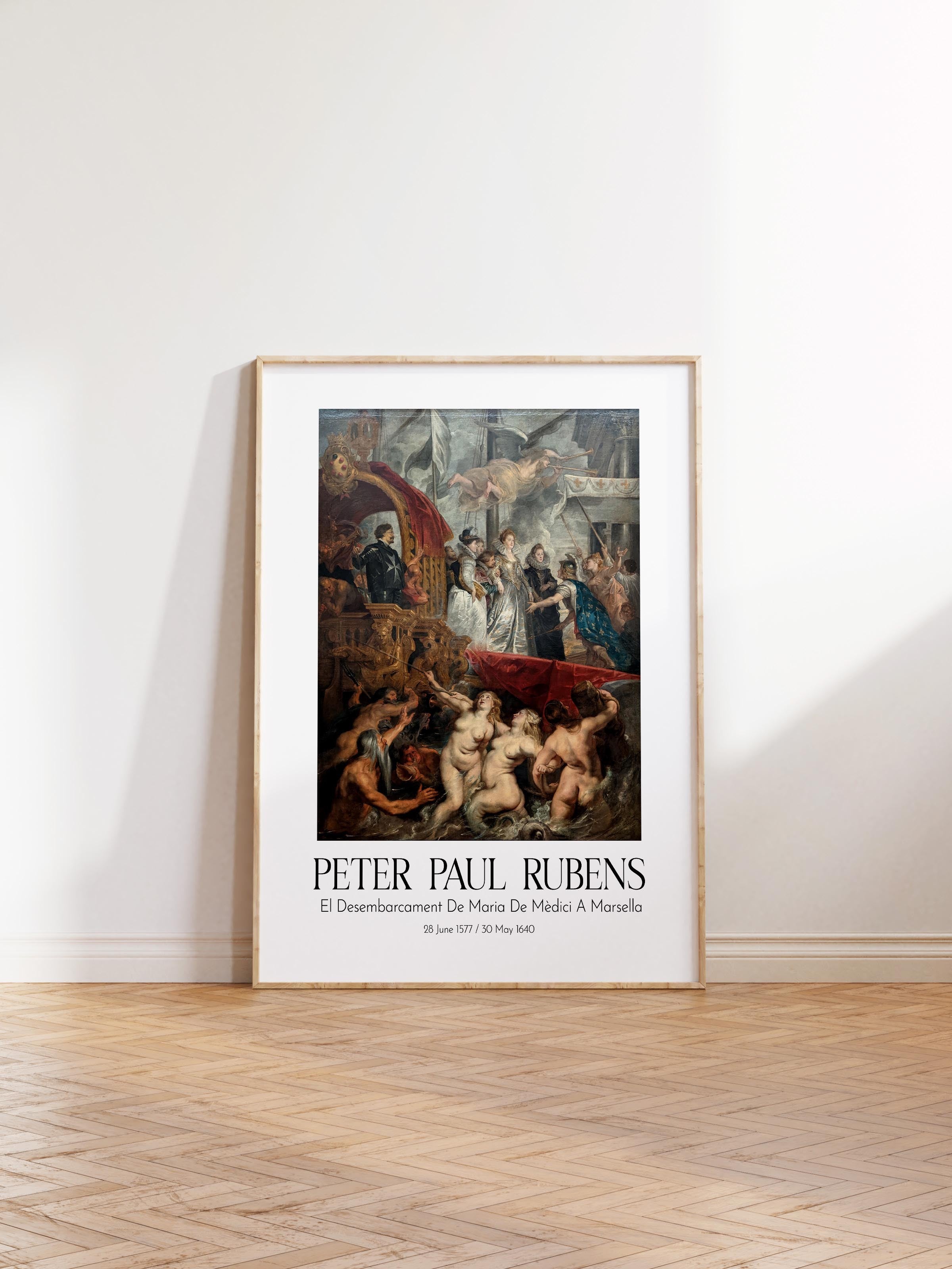 Peter Paul Rubens, Ahşap Çerçeveli Tablo, Sanat Serisi NO:112318