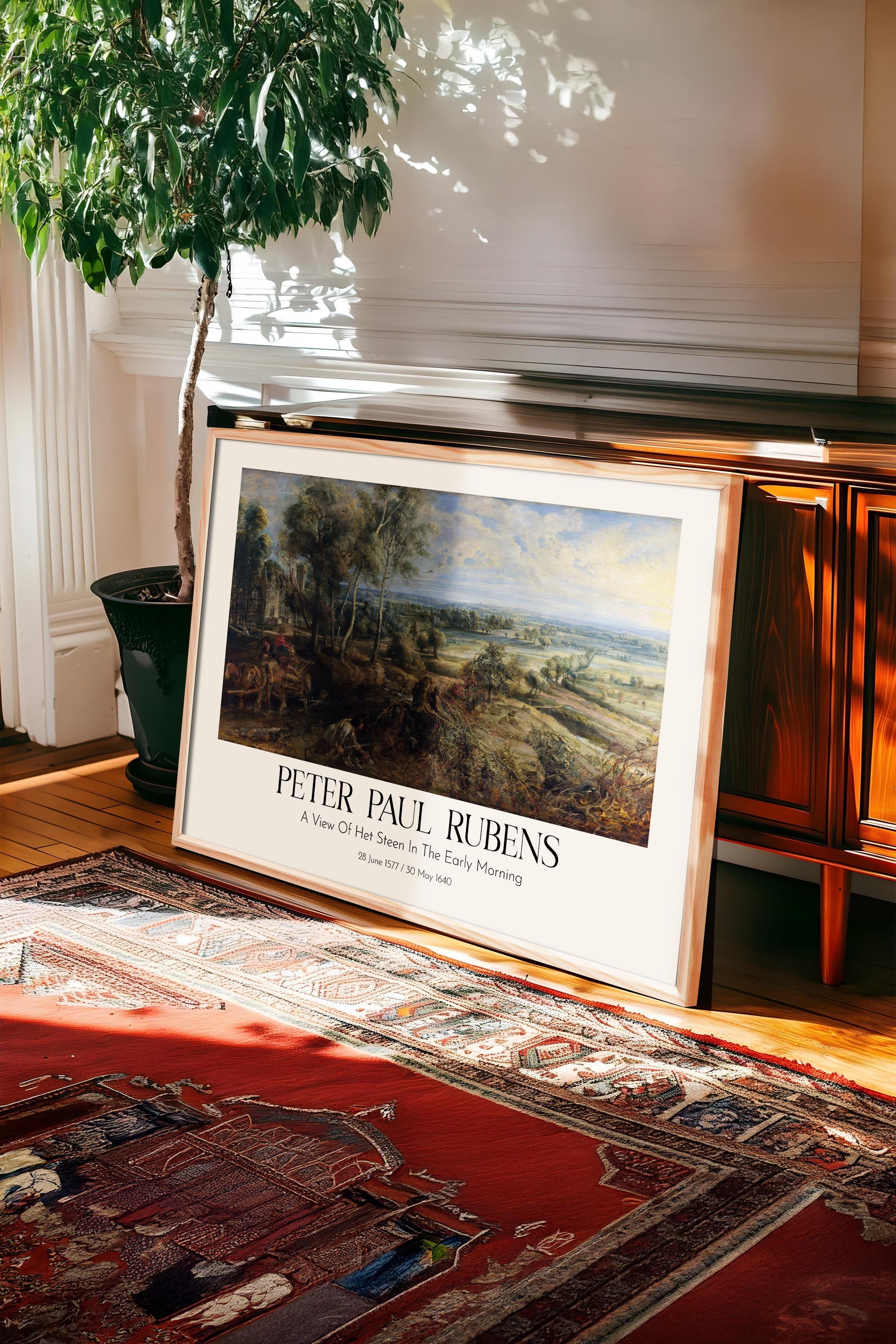 Peter Paul Rubens, Ahşap Çerçeveli Tablo, Sanat Serisi NO:112341