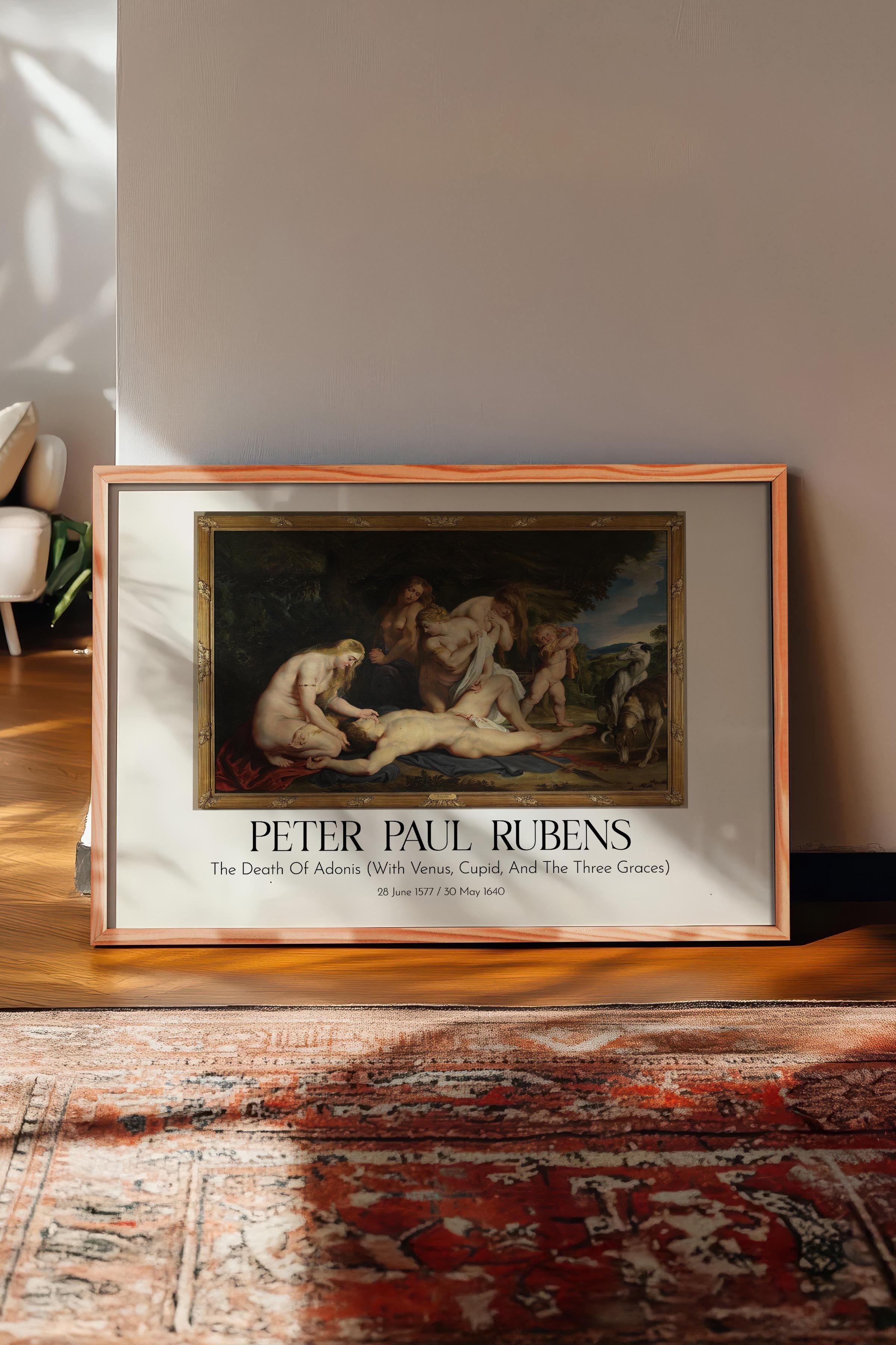 Peter Paul Rubens, Ahşap Çerçeveli Tablo, Sanat Serisi NO:112347