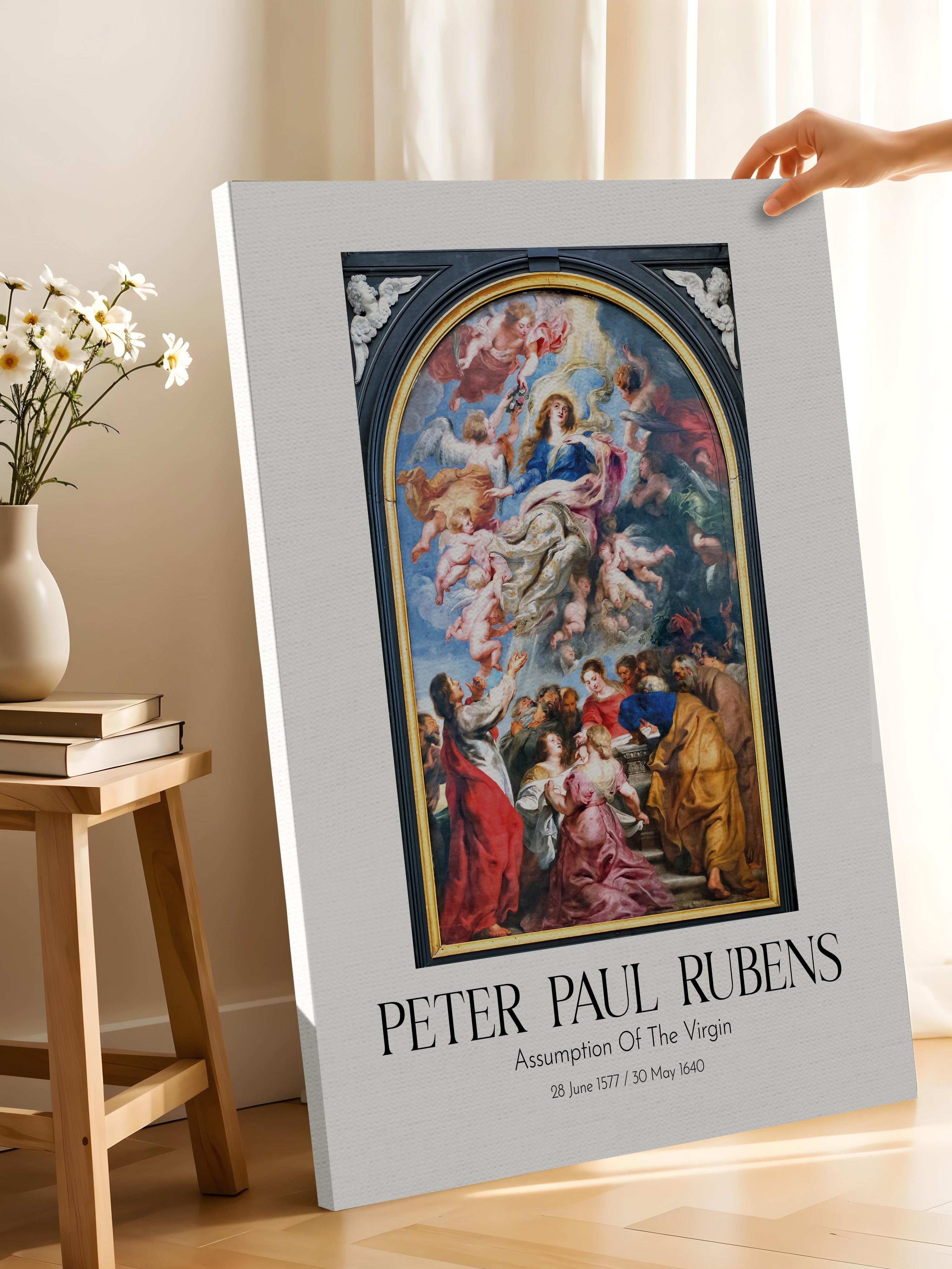 Peter Paul Rubens - Assumption Of The Virgin, Kanvas Tablo, Sanat Serisi NO:112314