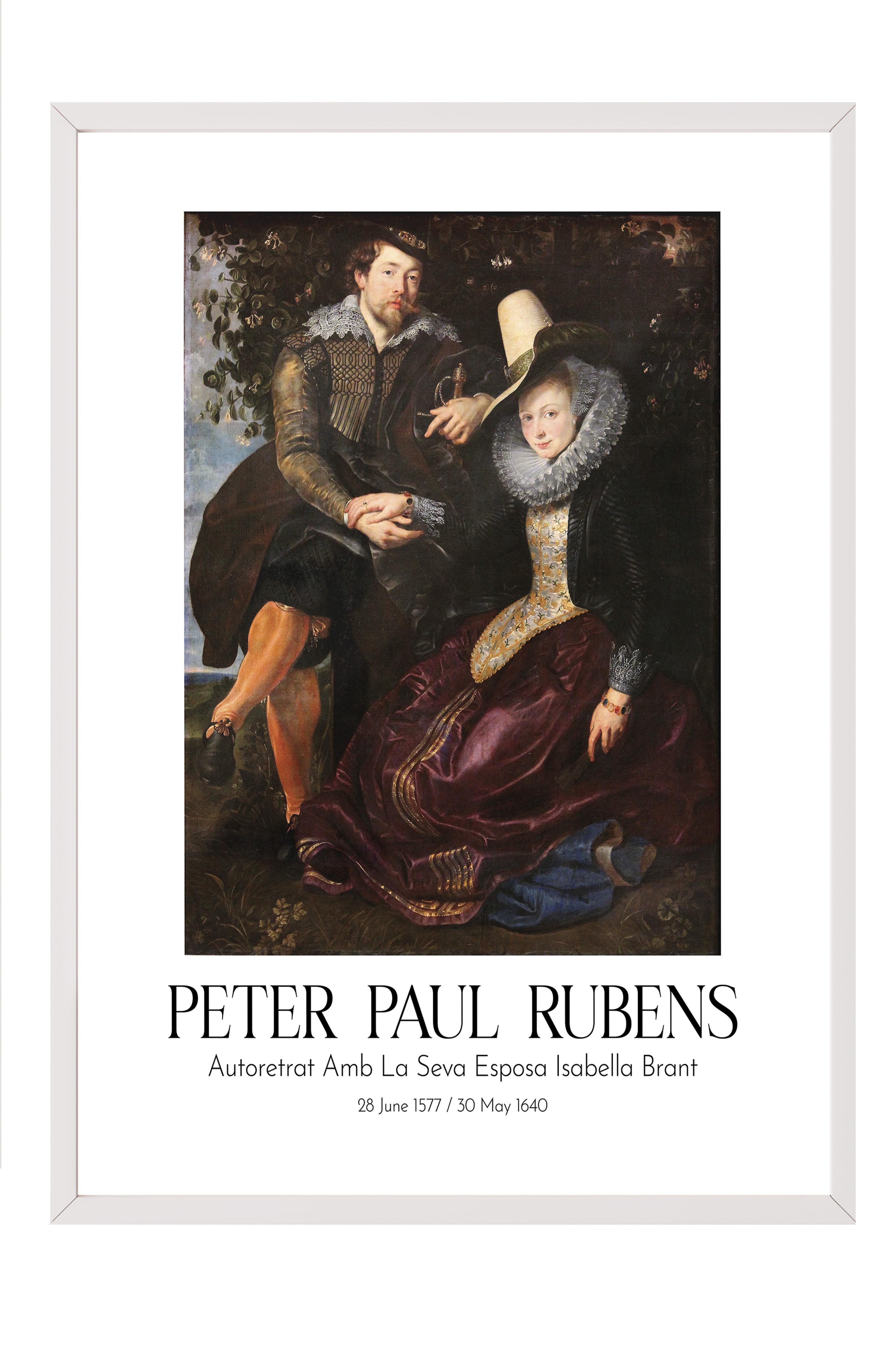 Peter Paul Rubens, Beyaz Çerçeveli Tablo, Sanat Serisi NO:112315