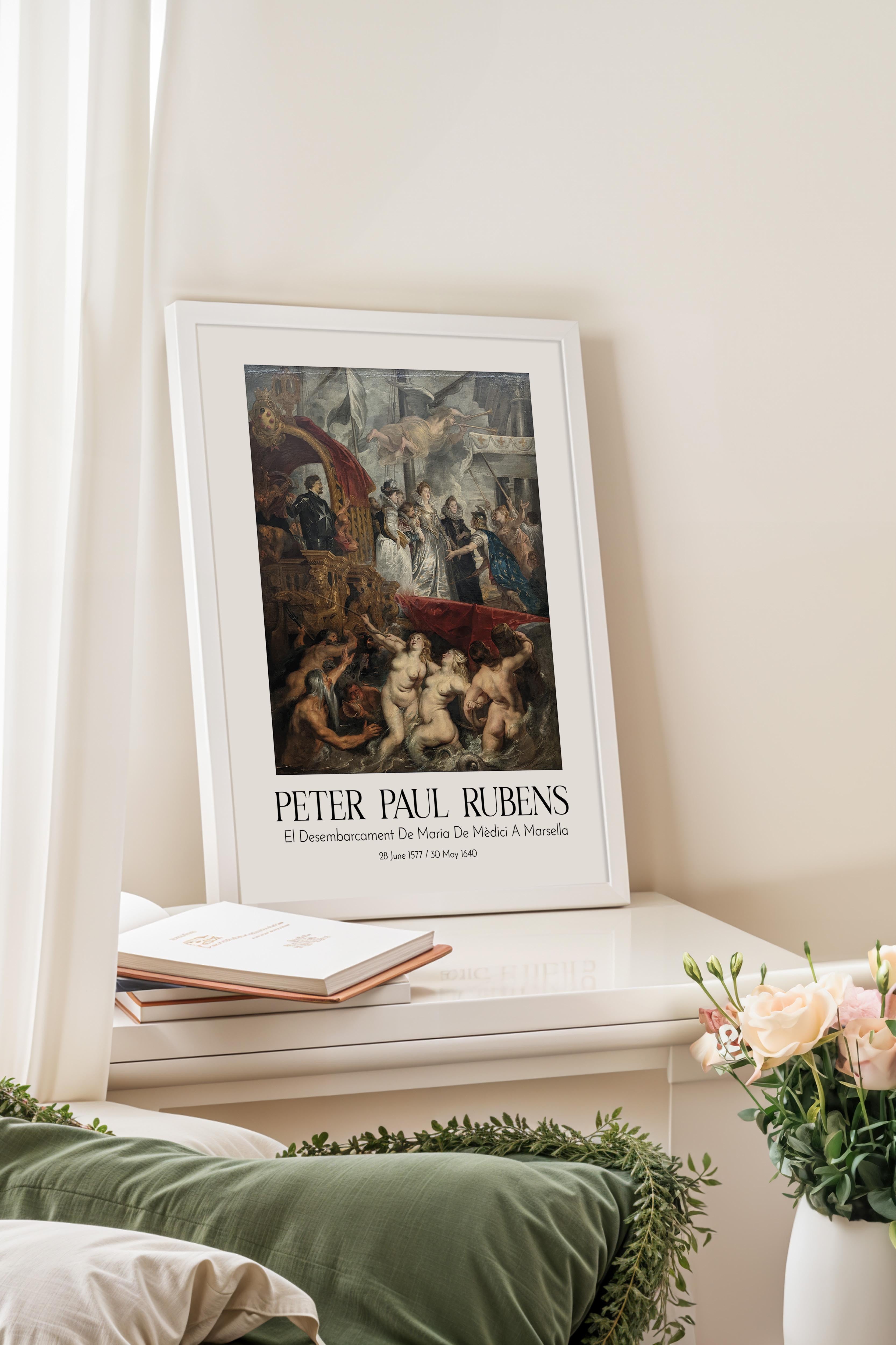 Peter Paul Rubens, Beyaz Çerçeveli Tablo, Sanat Serisi NO:112318