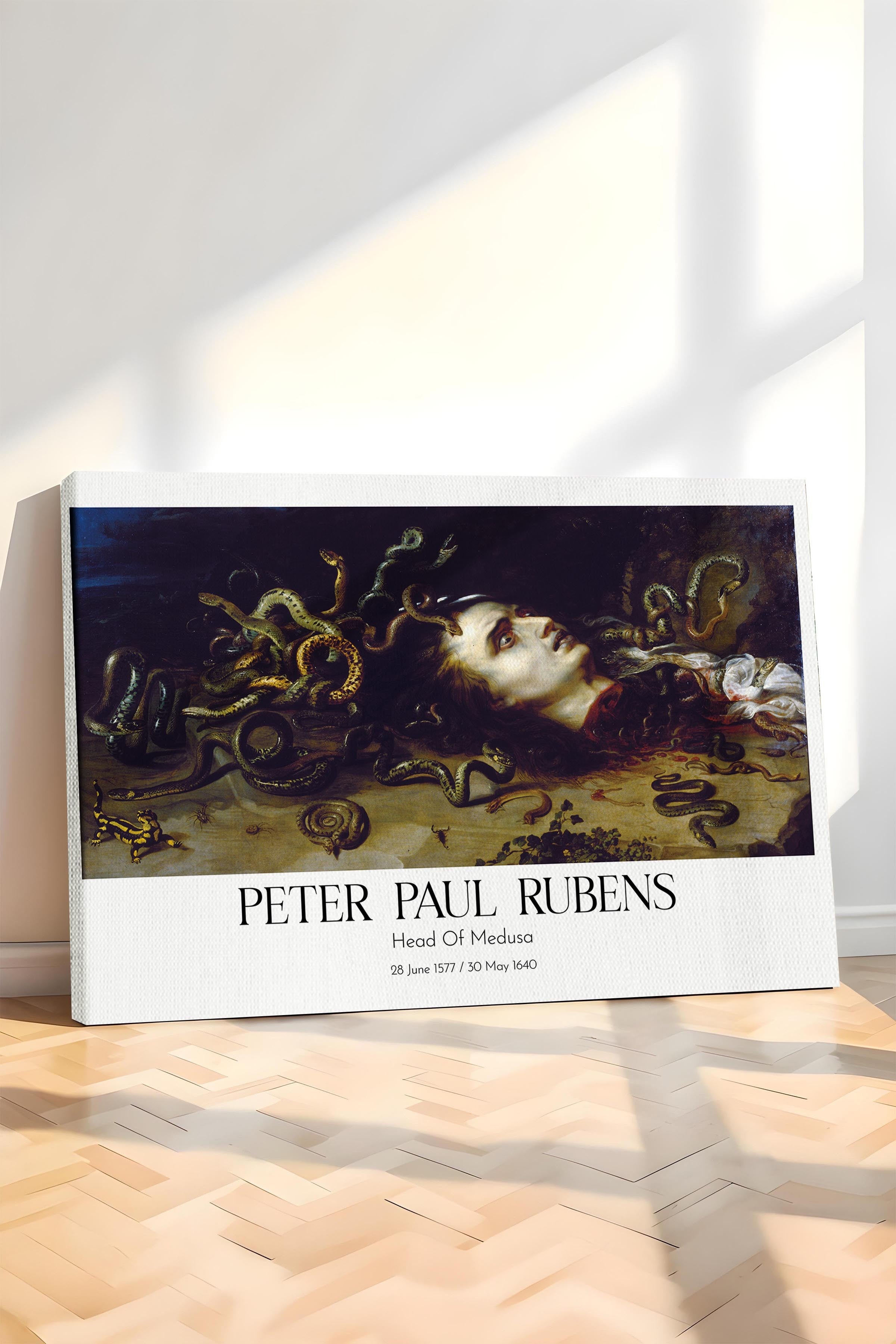 Peter Paul Rubens - Head Of Medusa, Kanvas Tablo, Sanat Serisi NO:112345