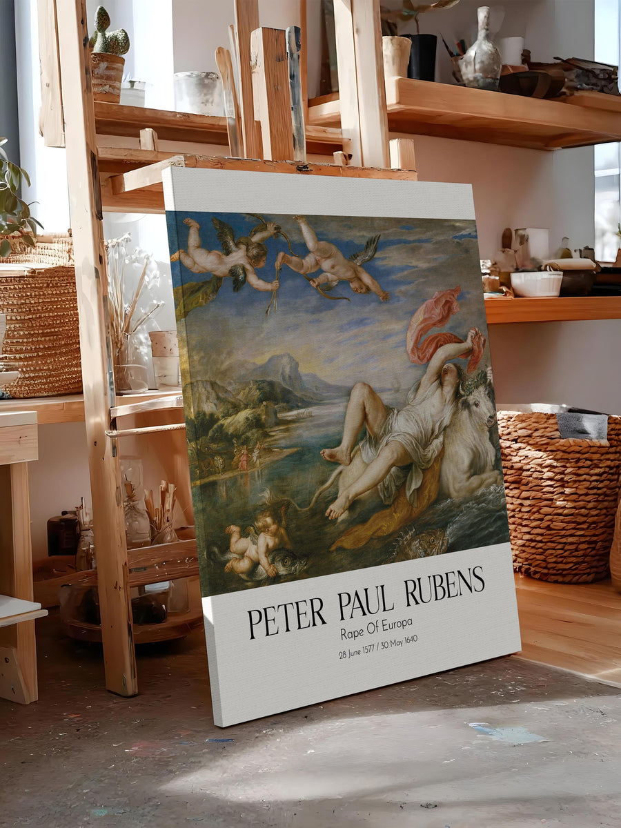 Peter Paul Rubens - Rape Of Europa, Kanvas Tablo, Sanat Serisi NO:112326