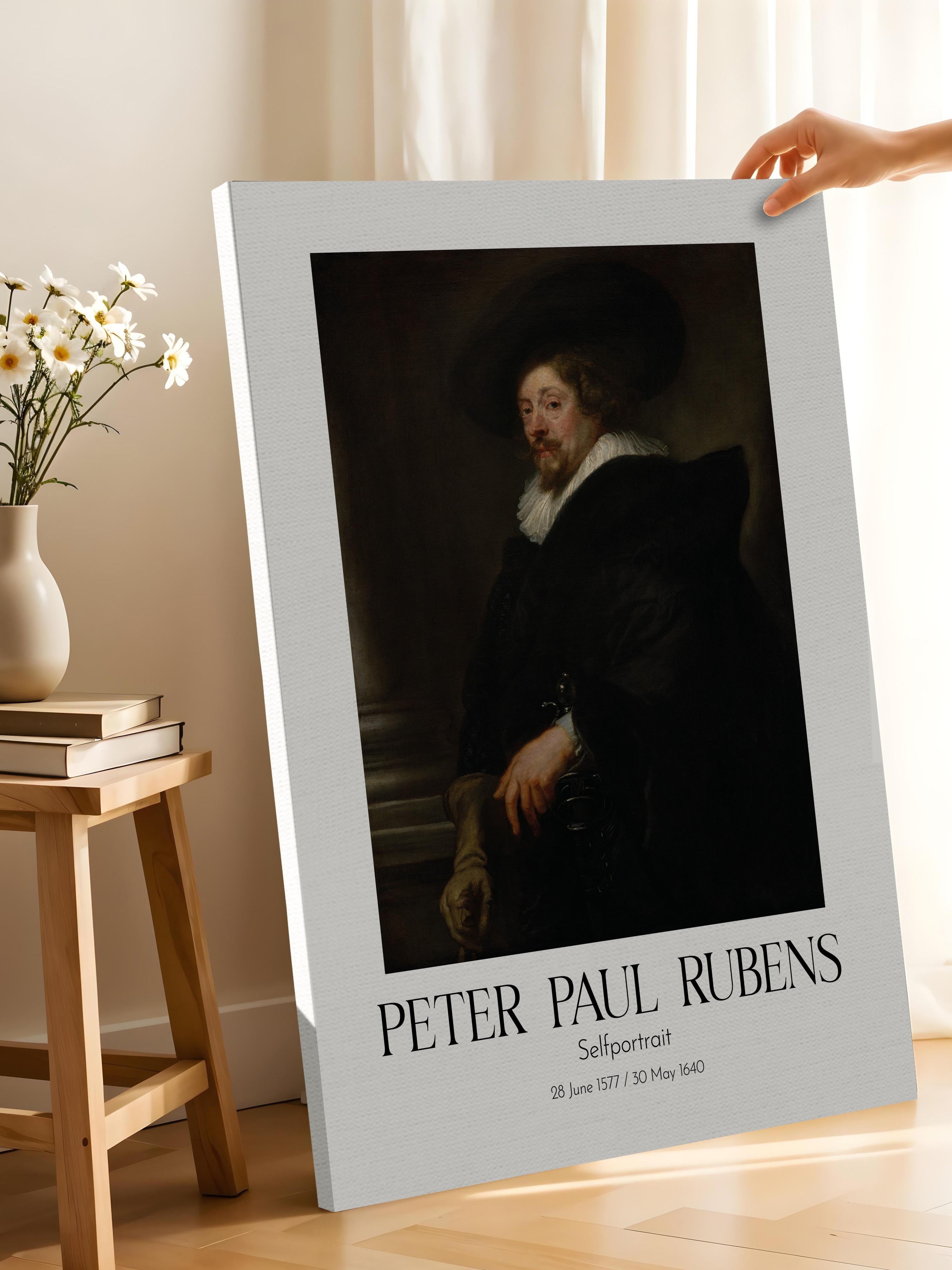 Peter Paul Rubens - Selfportrait, Kanvas Tablo, Sanat Serisi NO:112331