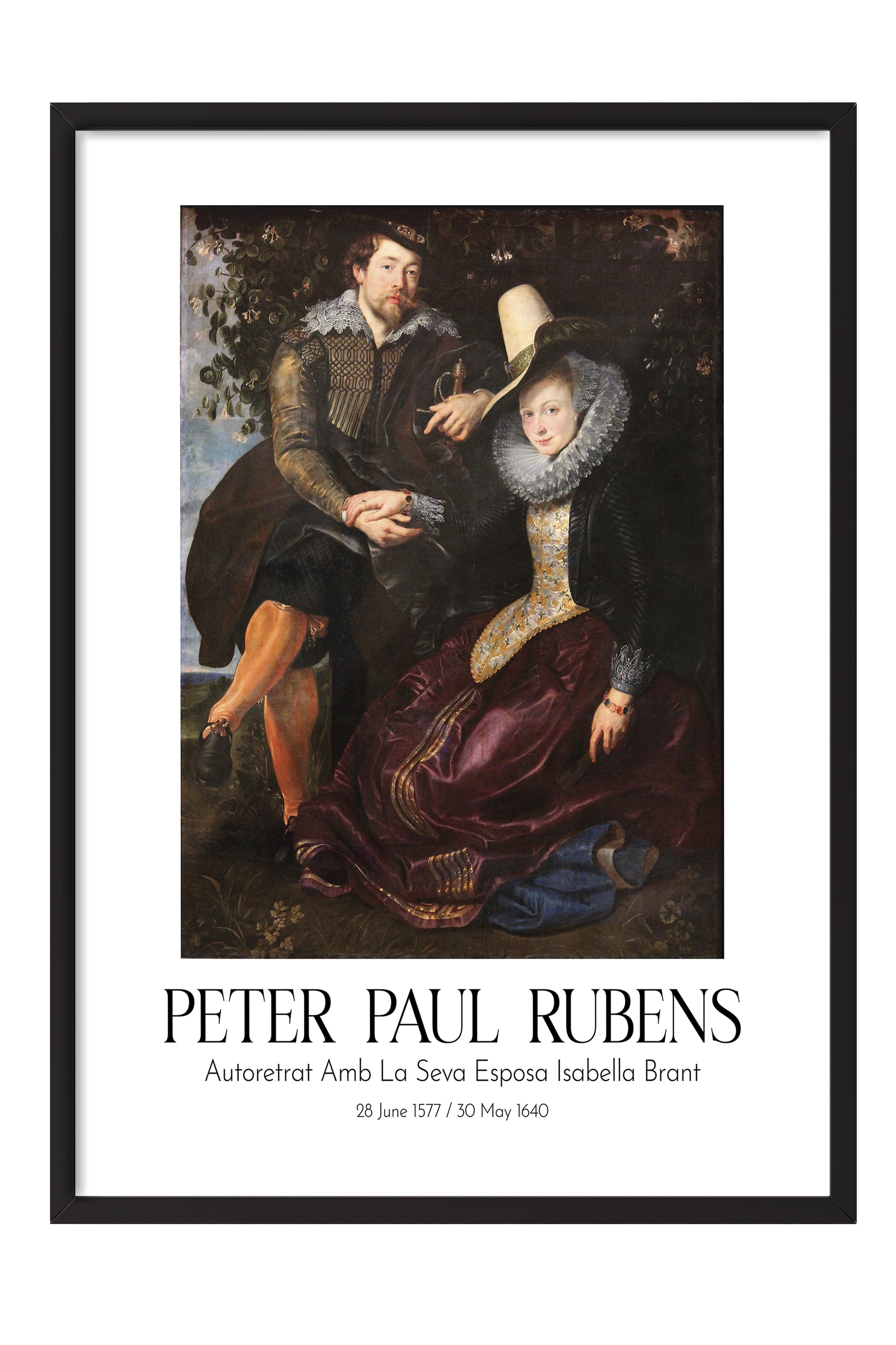 Peter Paul Rubens, Siyah Çerçeveli Tablo, Sanat Serisi NO:112315