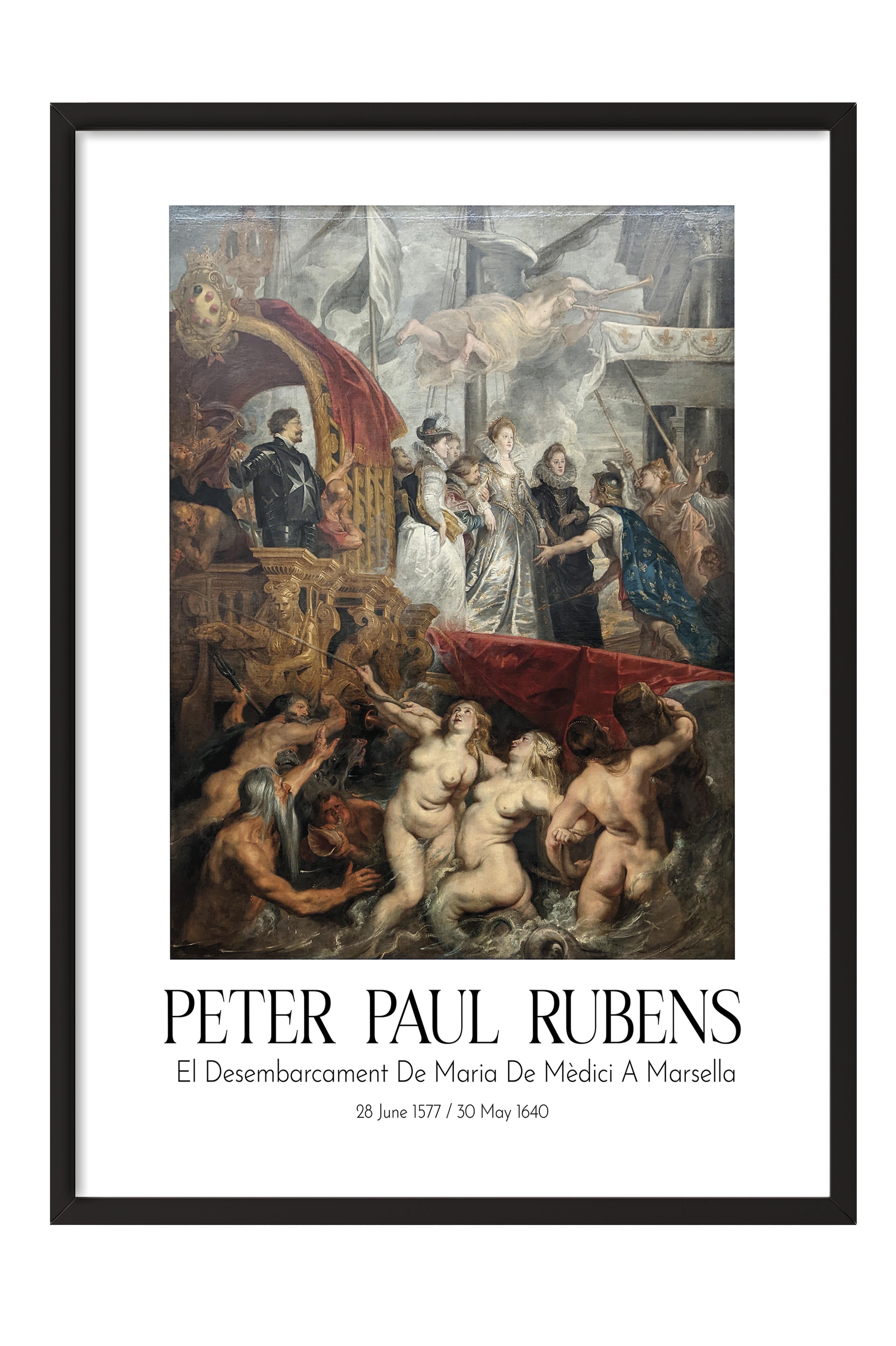 Peter Paul Rubens, Siyah Çerçeveli Tablo, Sanat Serisi NO:112318