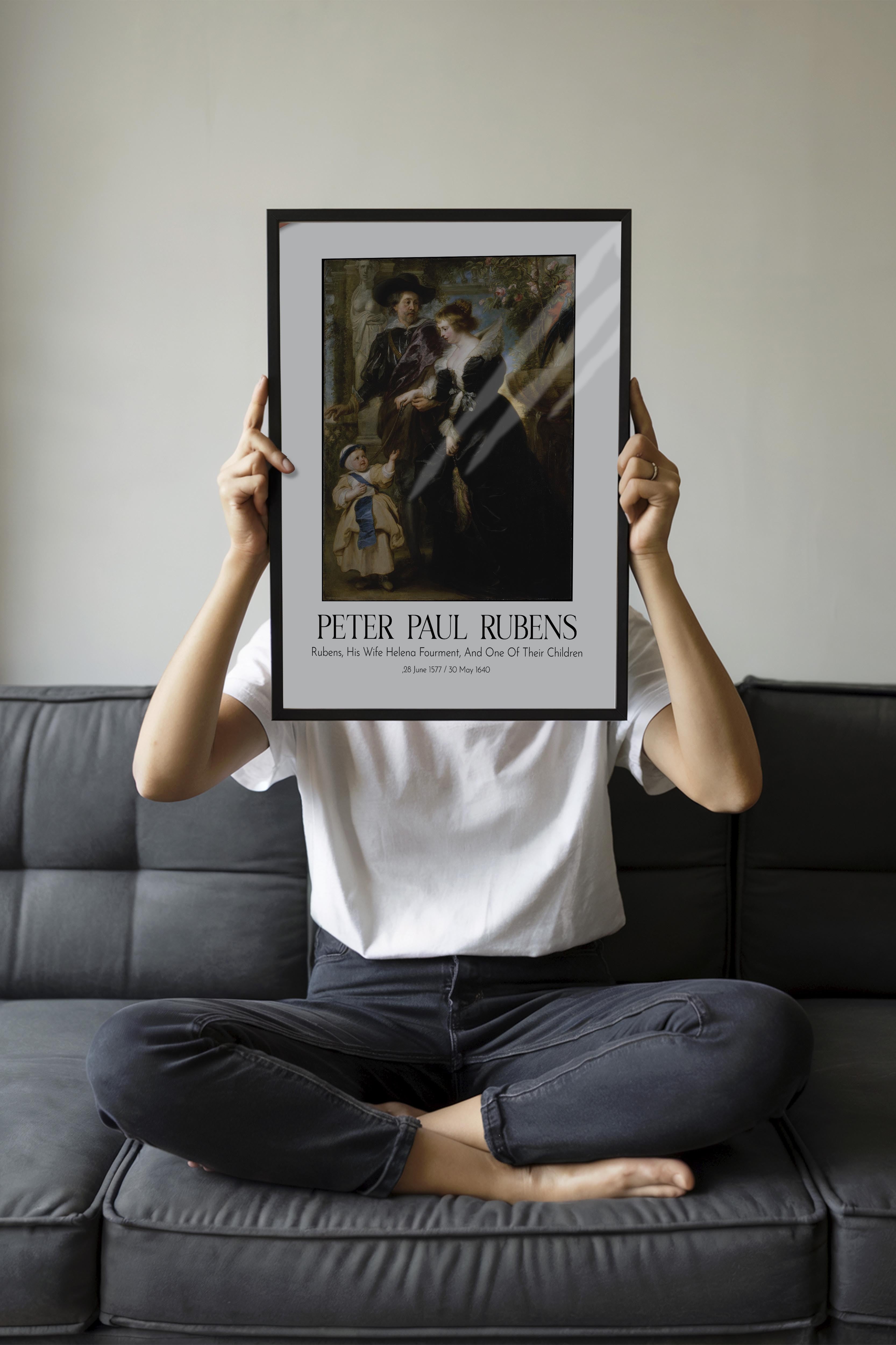 Peter Paul Rubens, Siyah Çerçeveli Tablo, Sanat Serisi NO:112328