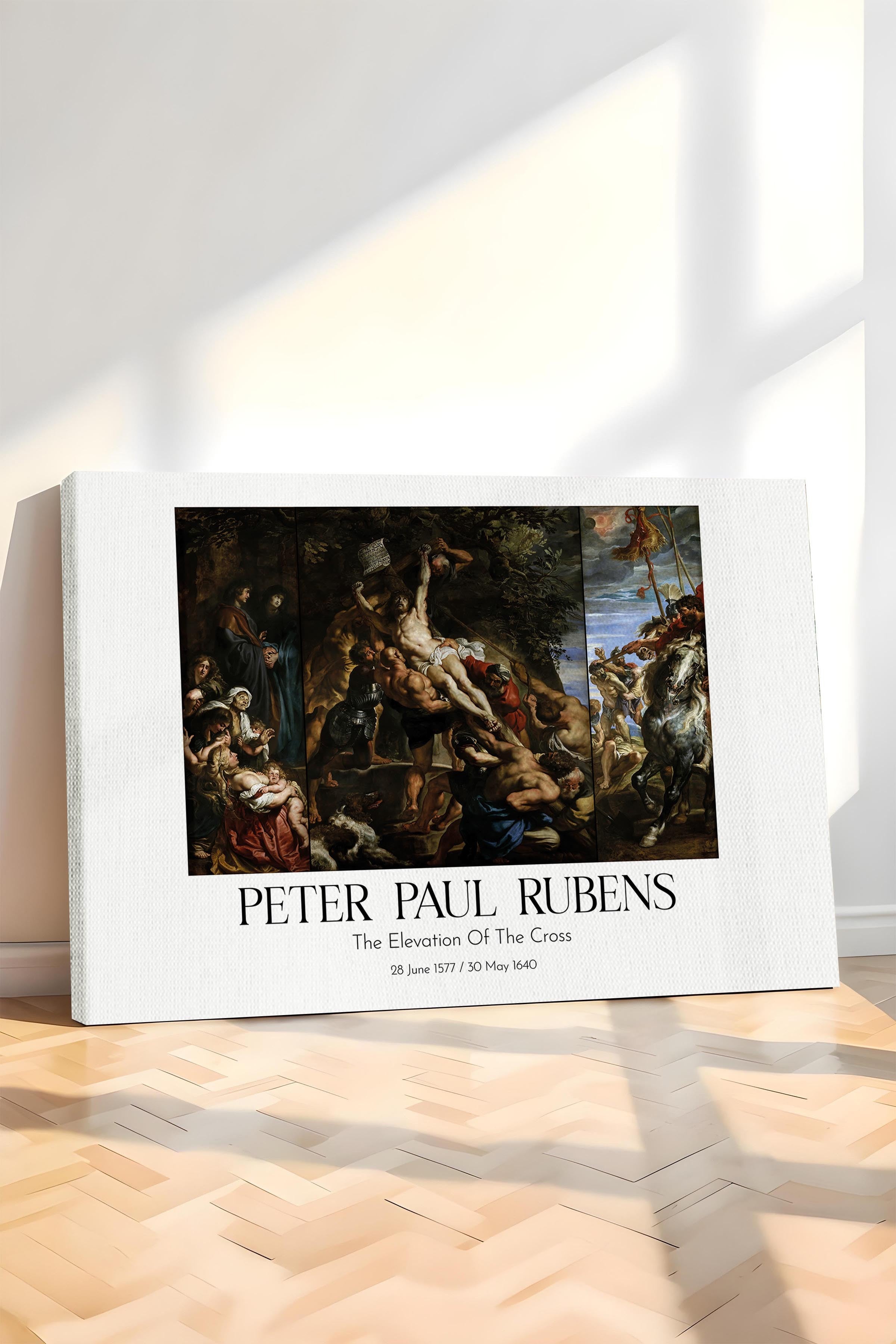 Peter Paul Rubens - The Elevation Of The Cross, Kanvas Tablo, Sanat Serisi NO:112348