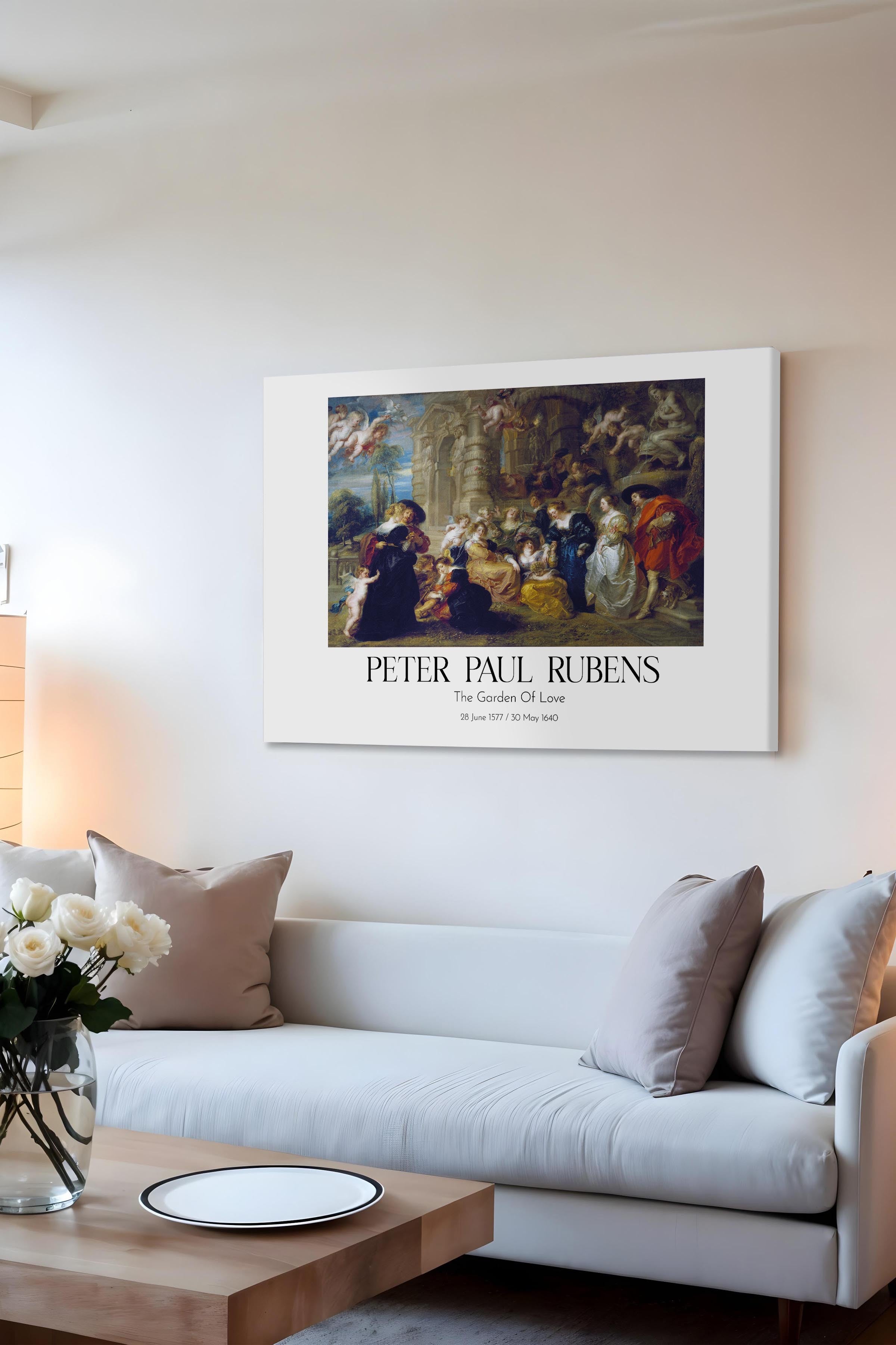 Peter Paul Rubens - The Garden Of Love, Kanvas Tablo, Sanat Serisi NO:112351