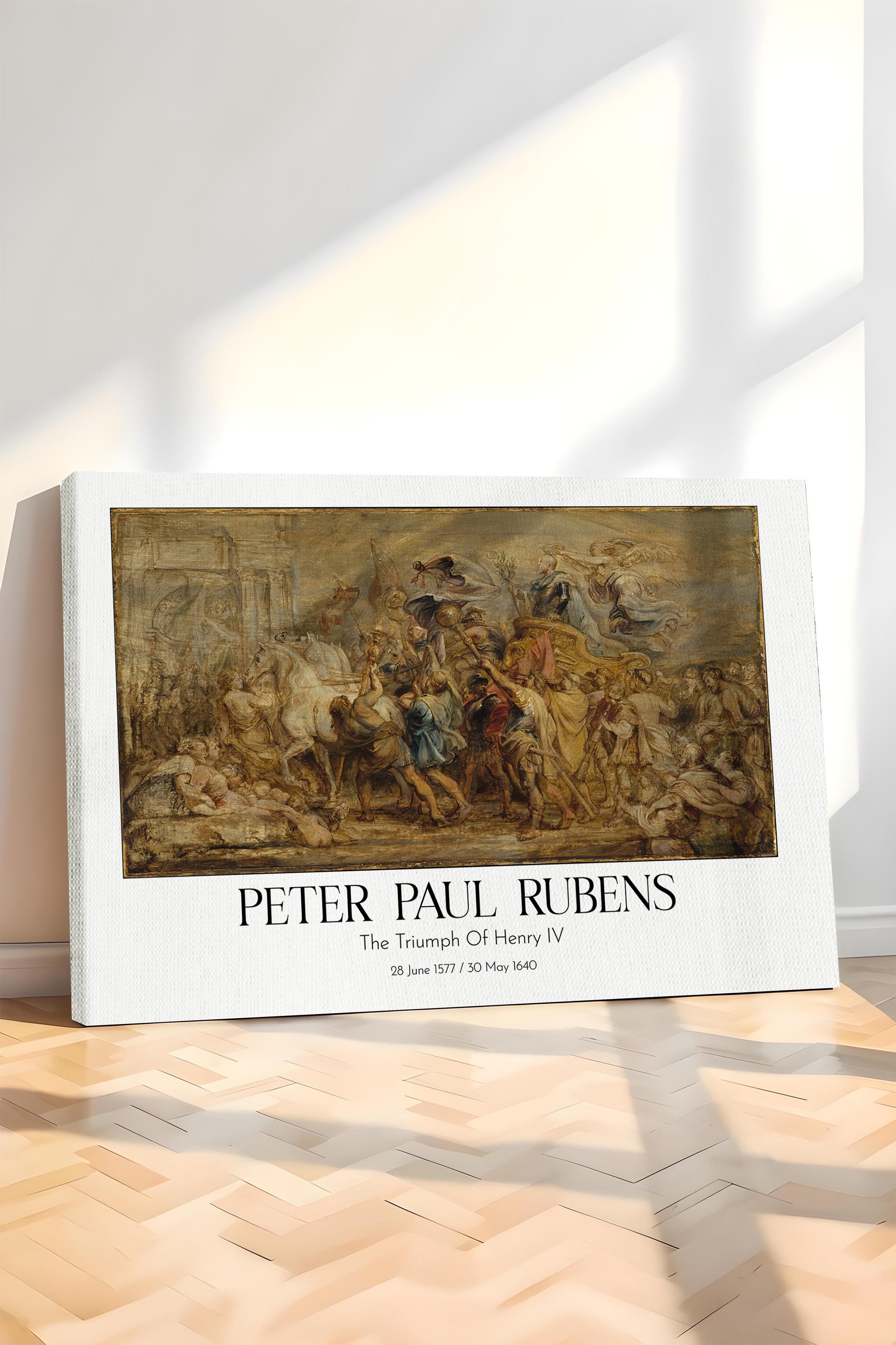 Peter Paul Rubens - The Triumph Of Henry Iv, Kanvas Tablo, Sanat Serisi NO:112353
