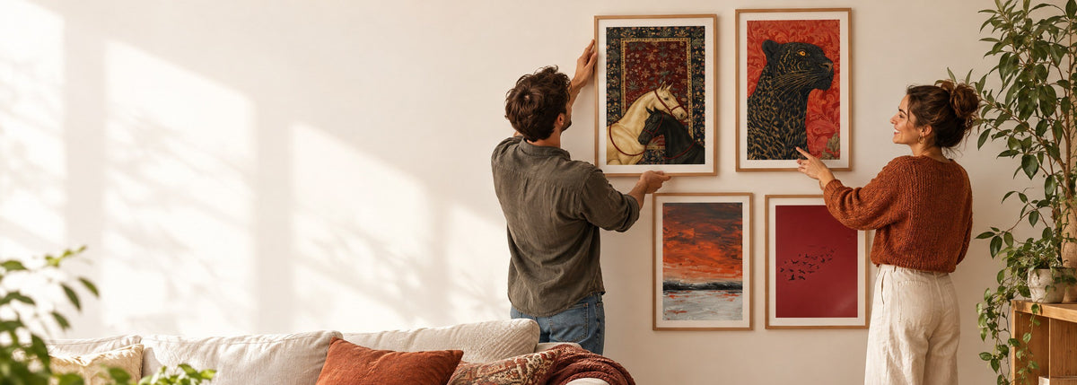 Ritüel serisi sanat baskıları