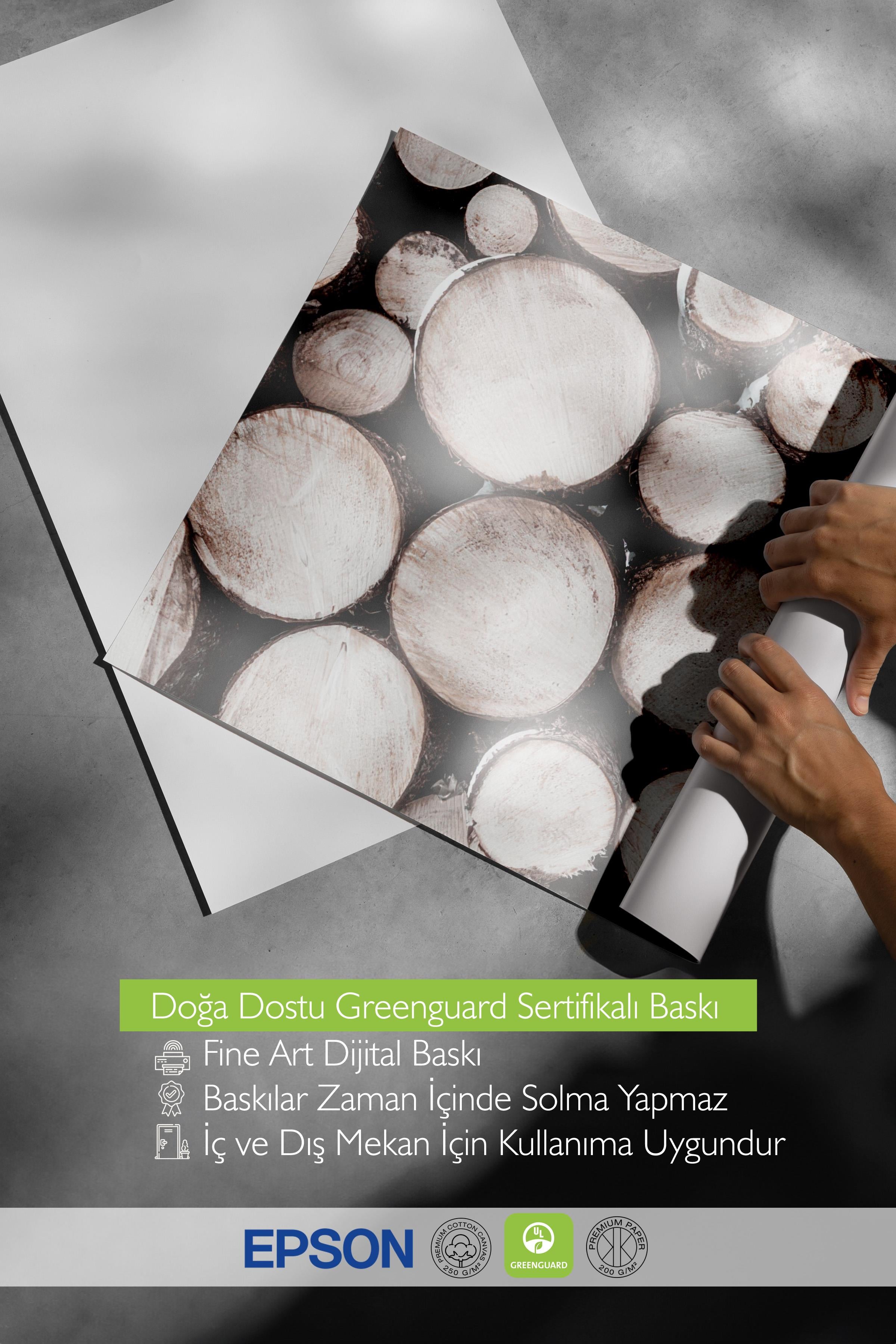 Pile of Wood Poster, Çerçevesiz Duvar Posteri, Dikey Duvar Tablosu Comfort Serisi NO:108507