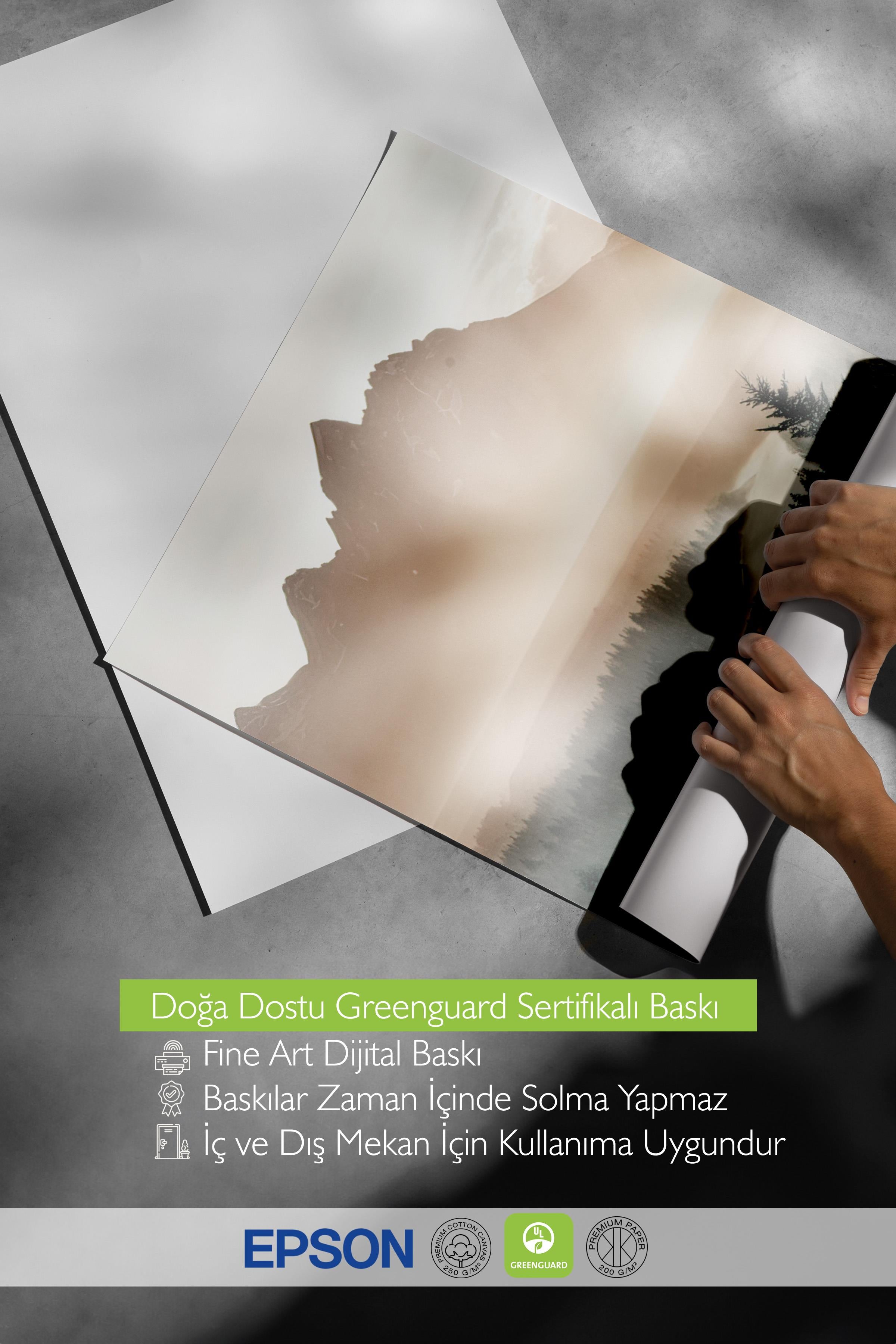 Pine Tree Valley Poster, Çerçevesiz Duvar Posteri, Dikey Duvar Tablosu Comfort Serisi NO:108407