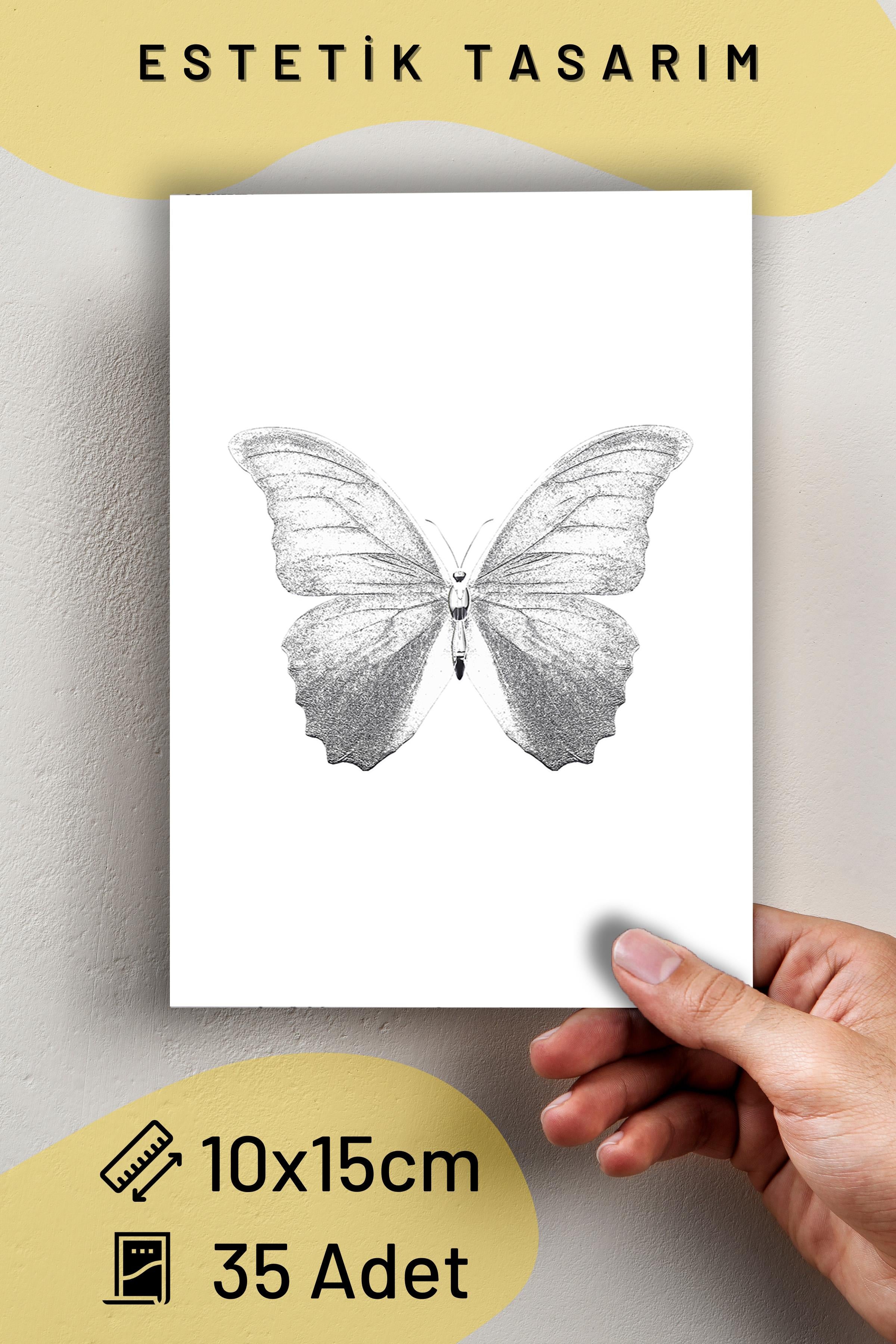 Poster Seti - Karışık Kolaj Poster Seti - 35 Adet Çerçevesiz Poster 10*15cm - Yapışkan Hediyeli