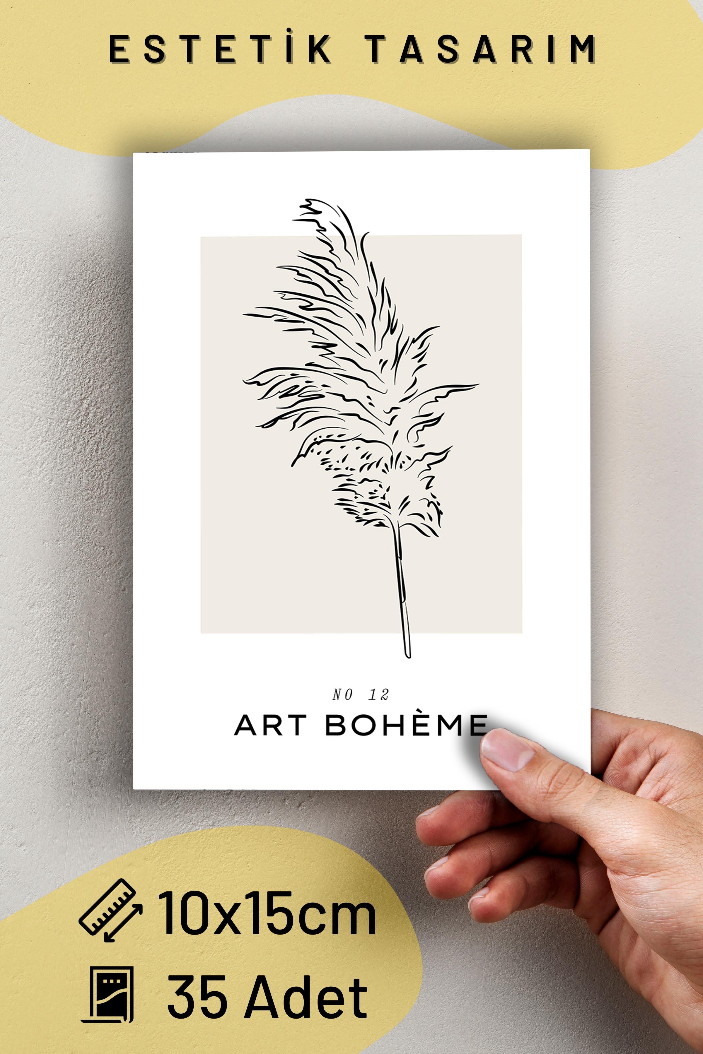 Poster Seti - Karışık Kolaj Poster Seti - 35 Adet Çerçevesiz Poster 10*15cm - Yapışkan Hediyeli