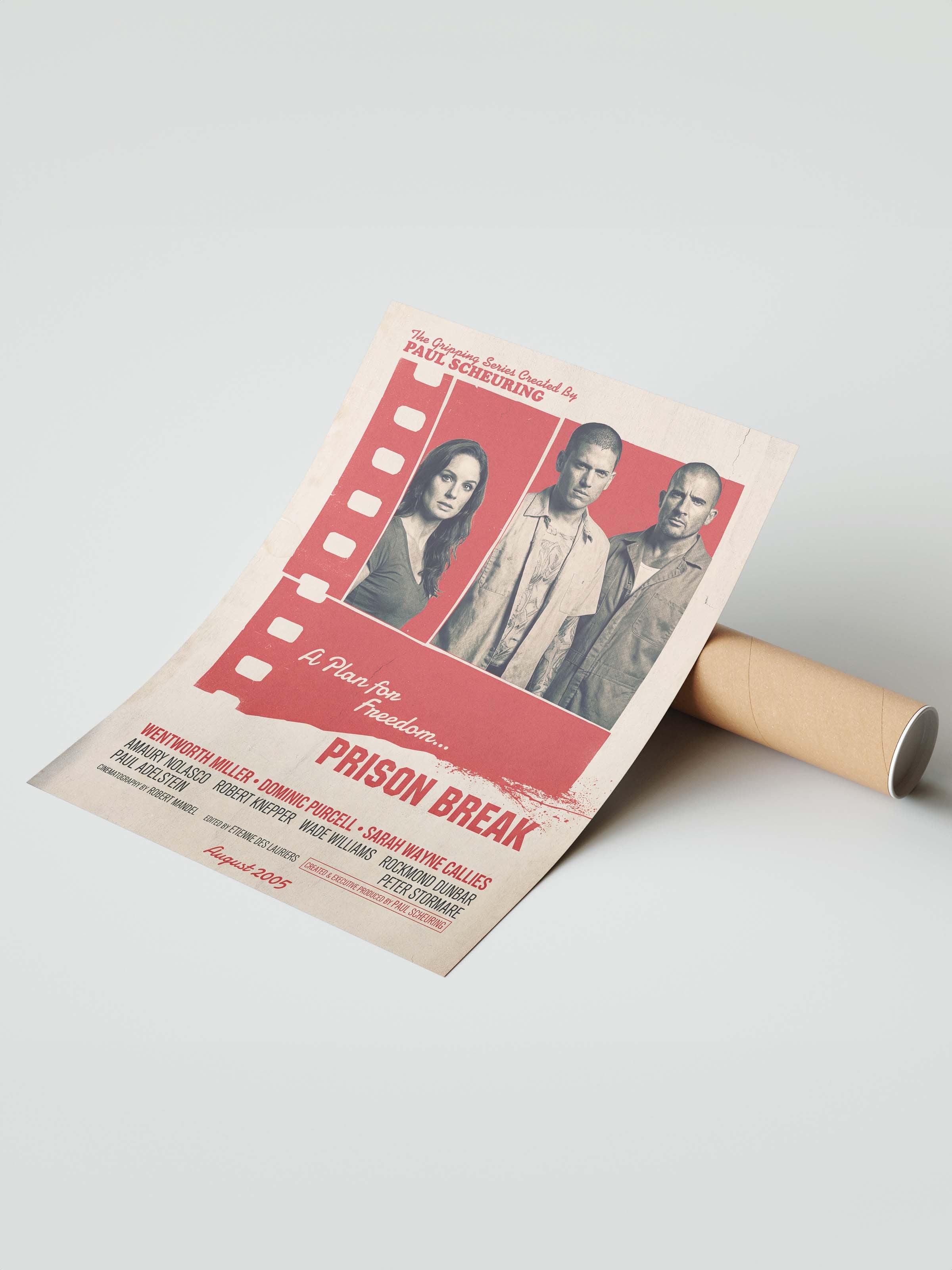 Prison Break Posteri, Sinema ve Dizi Tablo Posterleri, Film Dizi Afişleri NO:112849