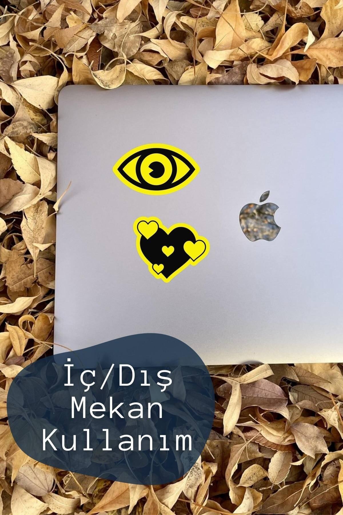 Rengarenk Sticker Seti - Etiket Seti- Telefon, Tablet, Defter Laptop Uyumlu Etiket