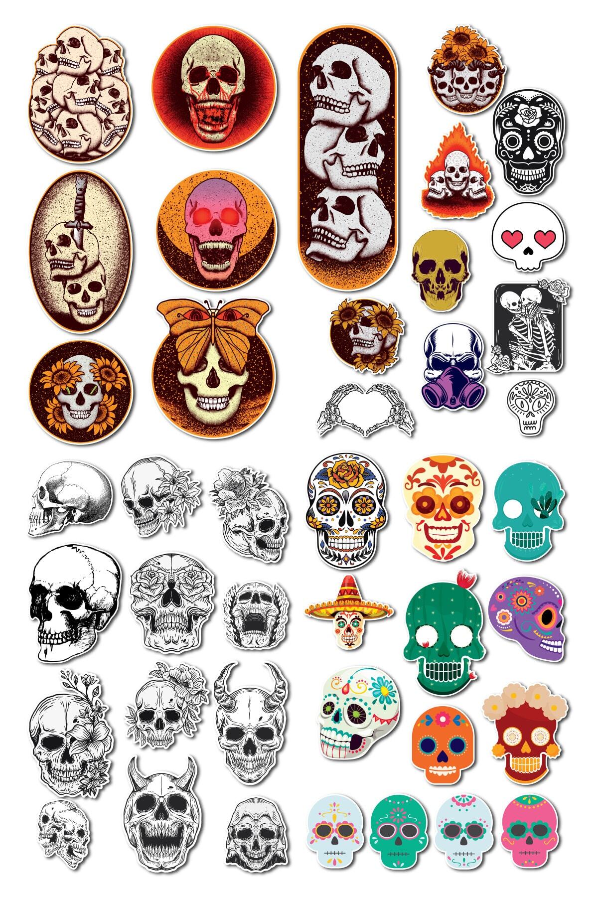 Rengarenk Sticker Seti - Etiket Seti- Telefon, Tablet, Defter Laptop Uyumlu Etiket