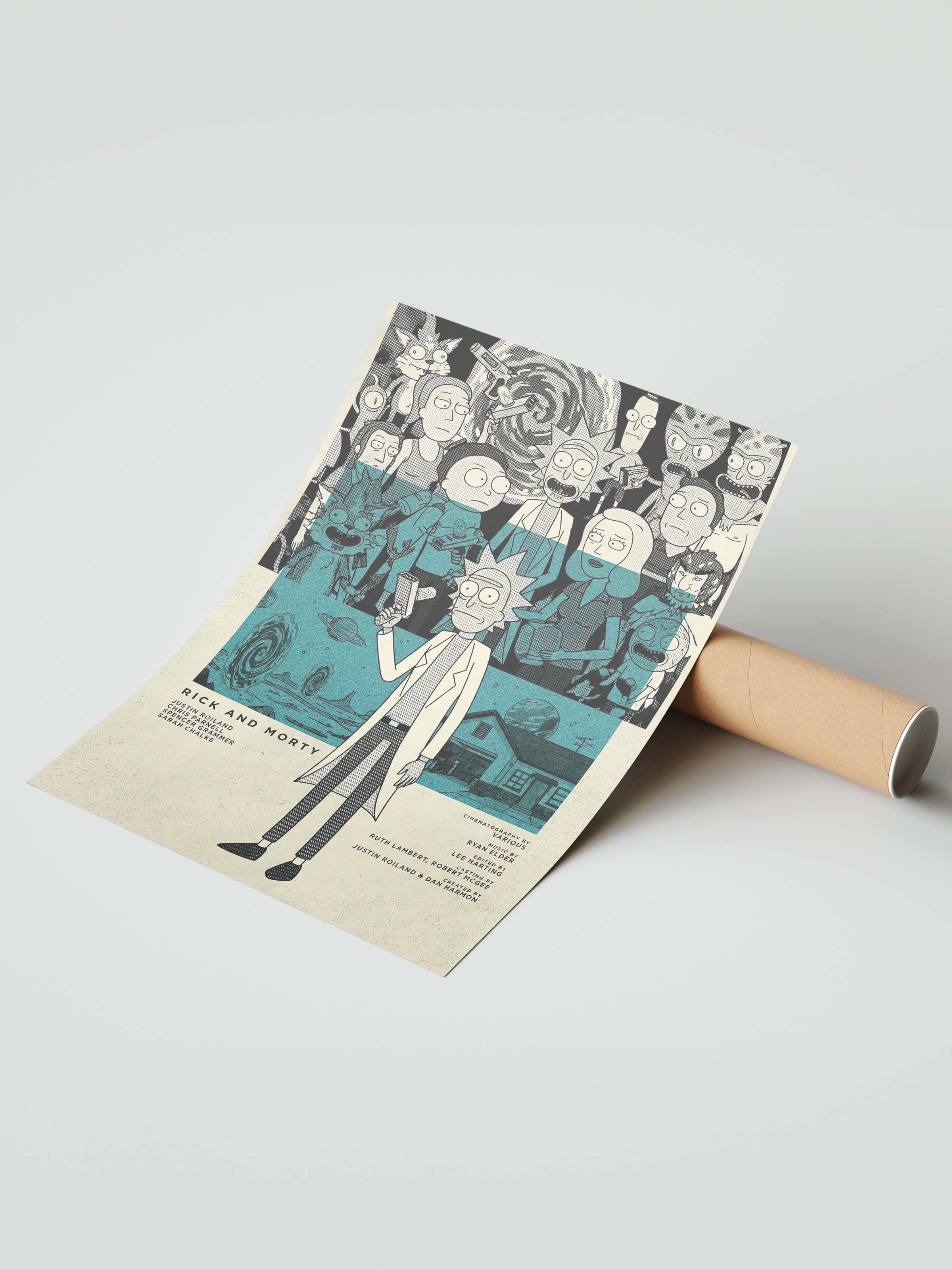 Rick and Morty Posteri, Sinema ve Dizi Tablo Posterleri, Film Dizi Afişleri NO:112799