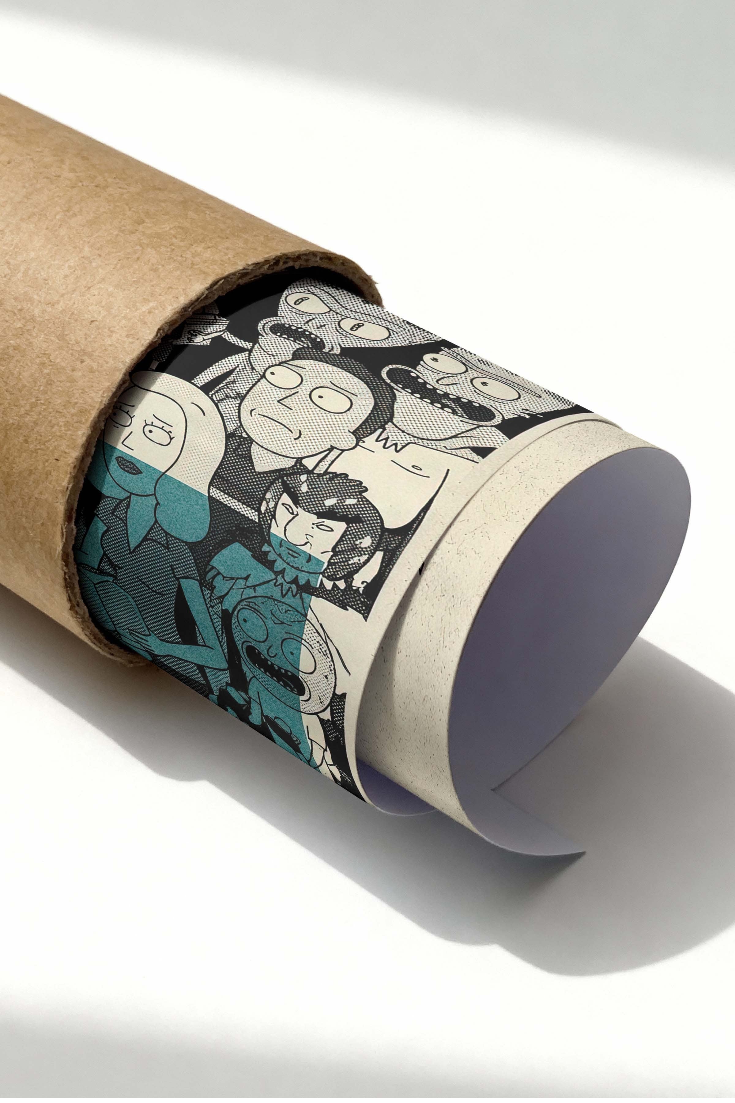 Rick and Morty Posteri, Sinema ve Dizi Tablo Posterleri, Film Dizi Afişleri NO:112799
