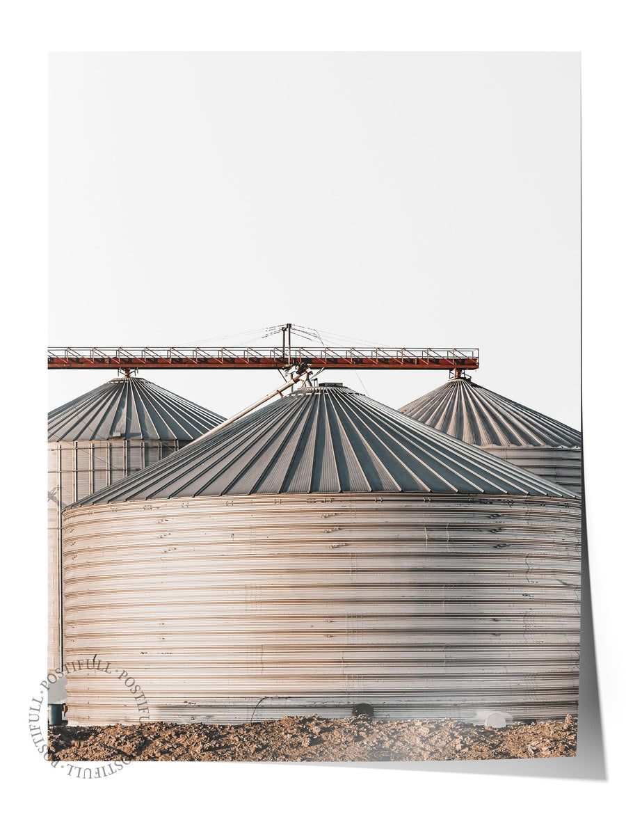 Endüstriyel Yapılar Rustic Çerçevesiz Poster