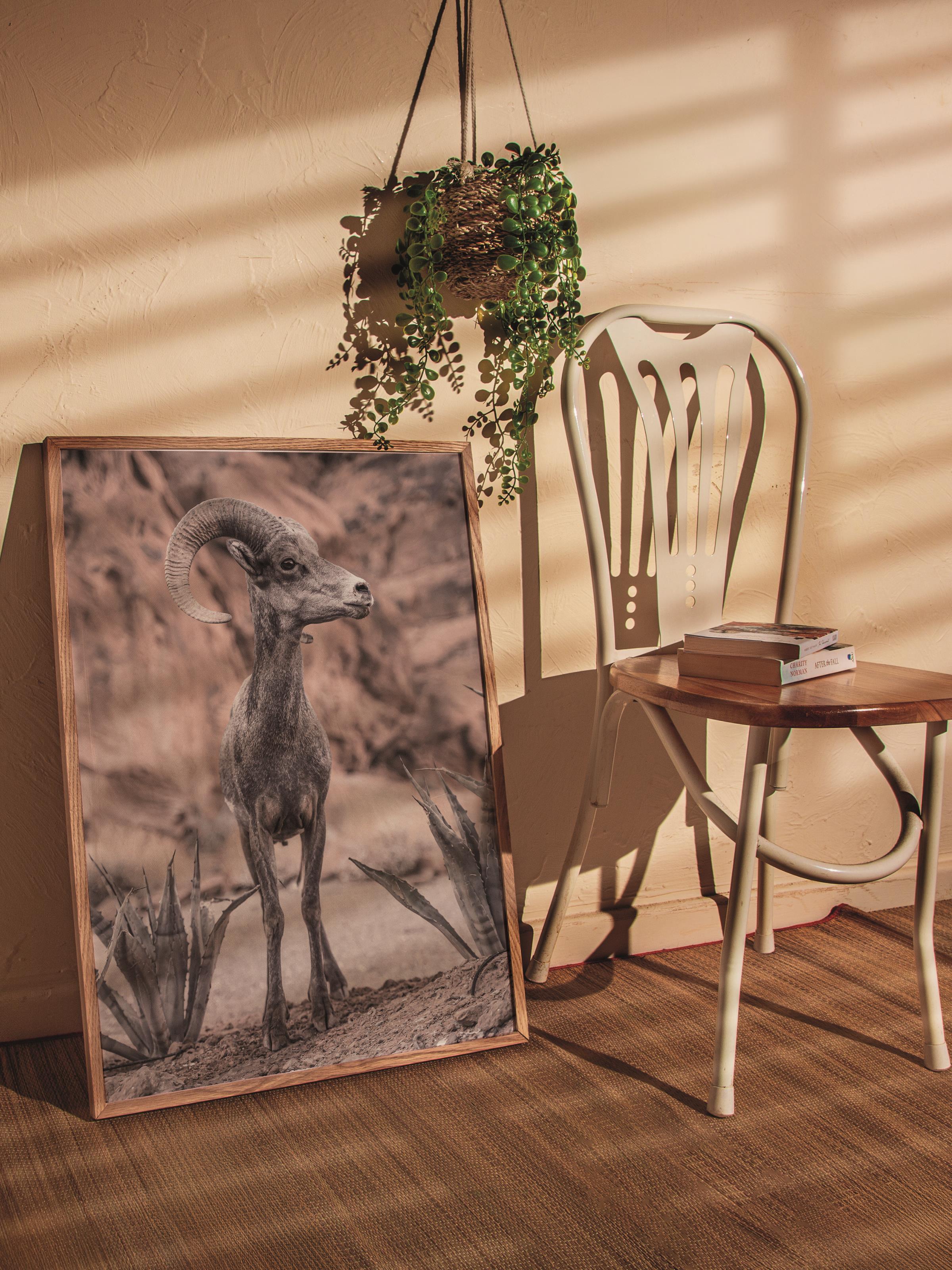 Rustic Çerçevesiz Poster, İskandinav Kahverengi Poster, NO:355 Ceylan Fotoğraf, Dikey
