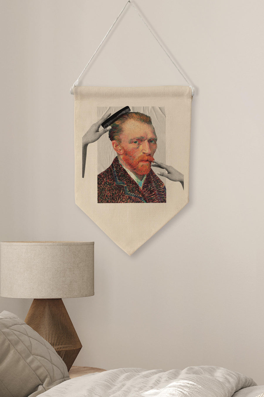 Van Gogh Portresi Duvar Sanatı Estetik Flama Kanvas Tablo