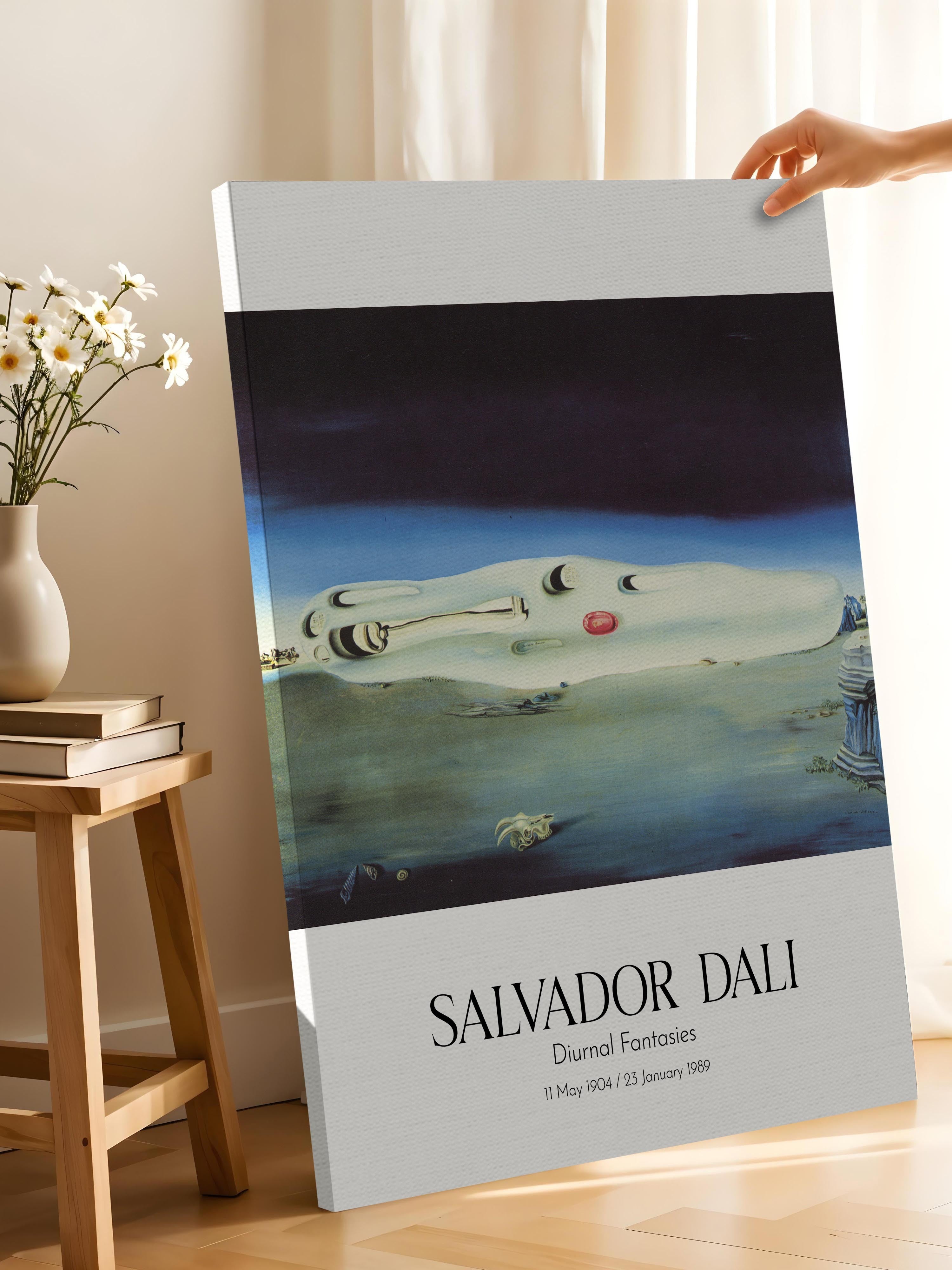 Salvador Dali - Diurnal Fantasies, Kanvas Tablo, Sanat Serisi NO:112502