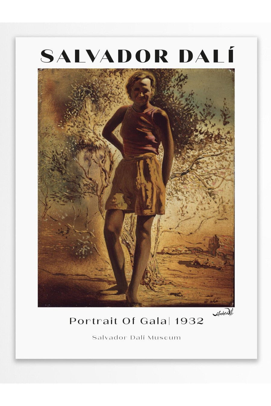 Salvador Dalí Modern Sanat Çerçevesiz Poster
