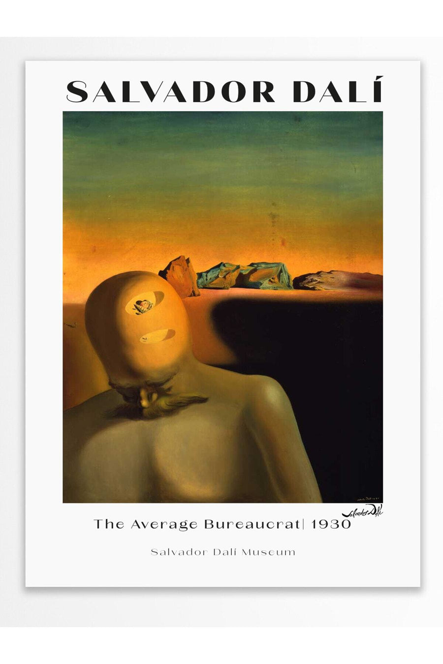 The Average Bureaucrat | 1930 Modern Sanat Çerçevesiz Poster