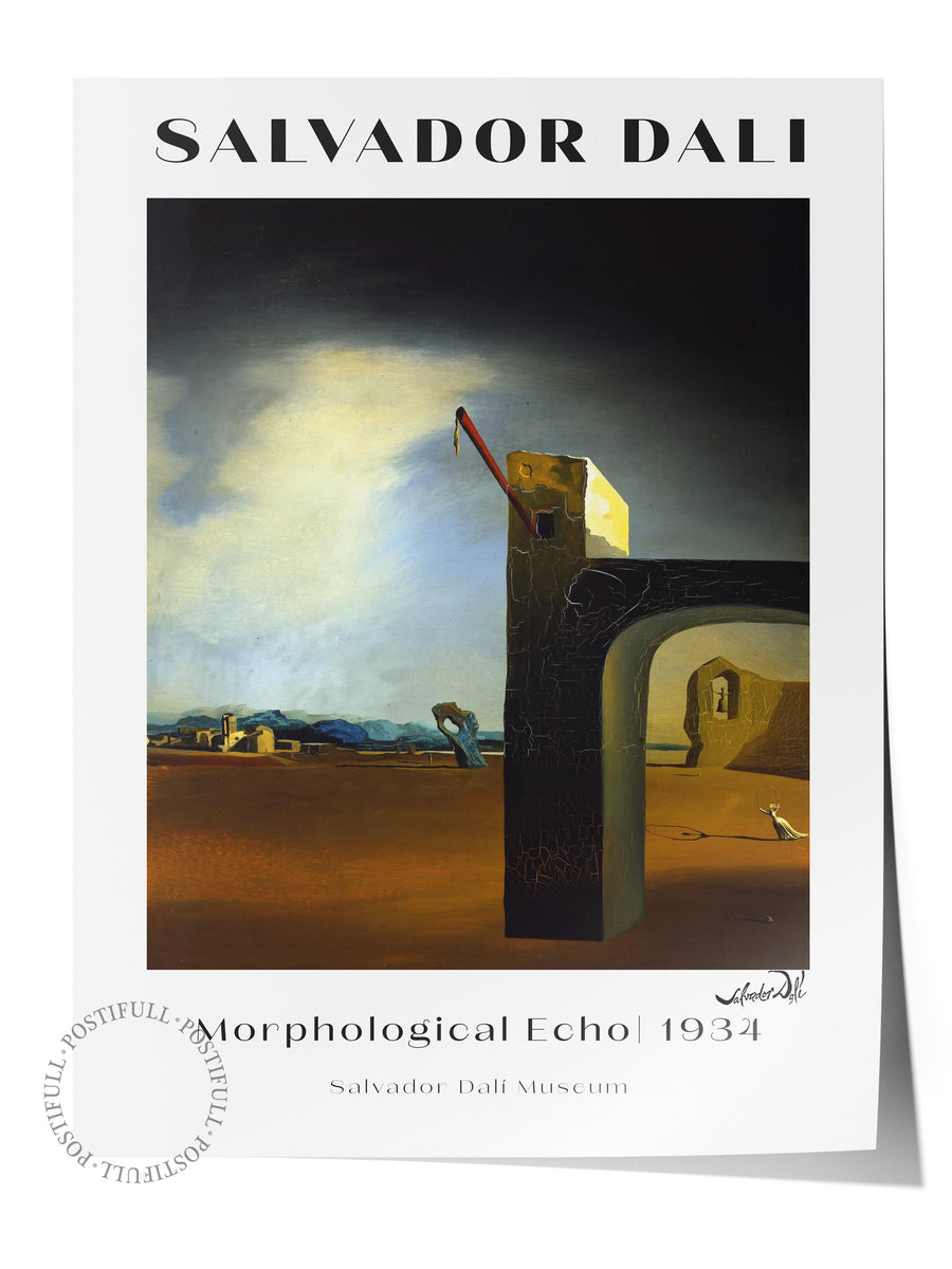 Farklı Tonlarda Morphological Echo Modern Sanat Çerçevesiz Poster