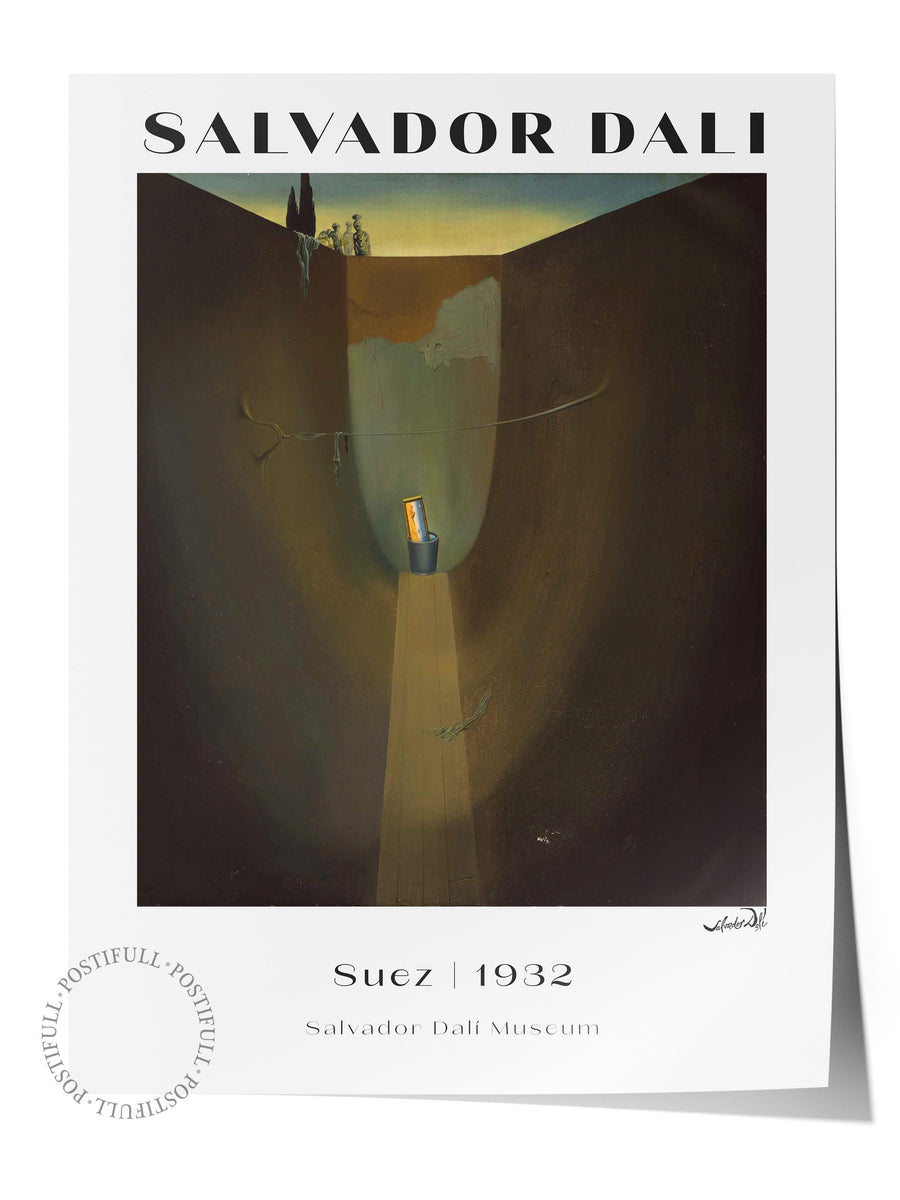Farklı Tonlarda Salvador Dalí Modern Sanat Çerçevesiz Poster