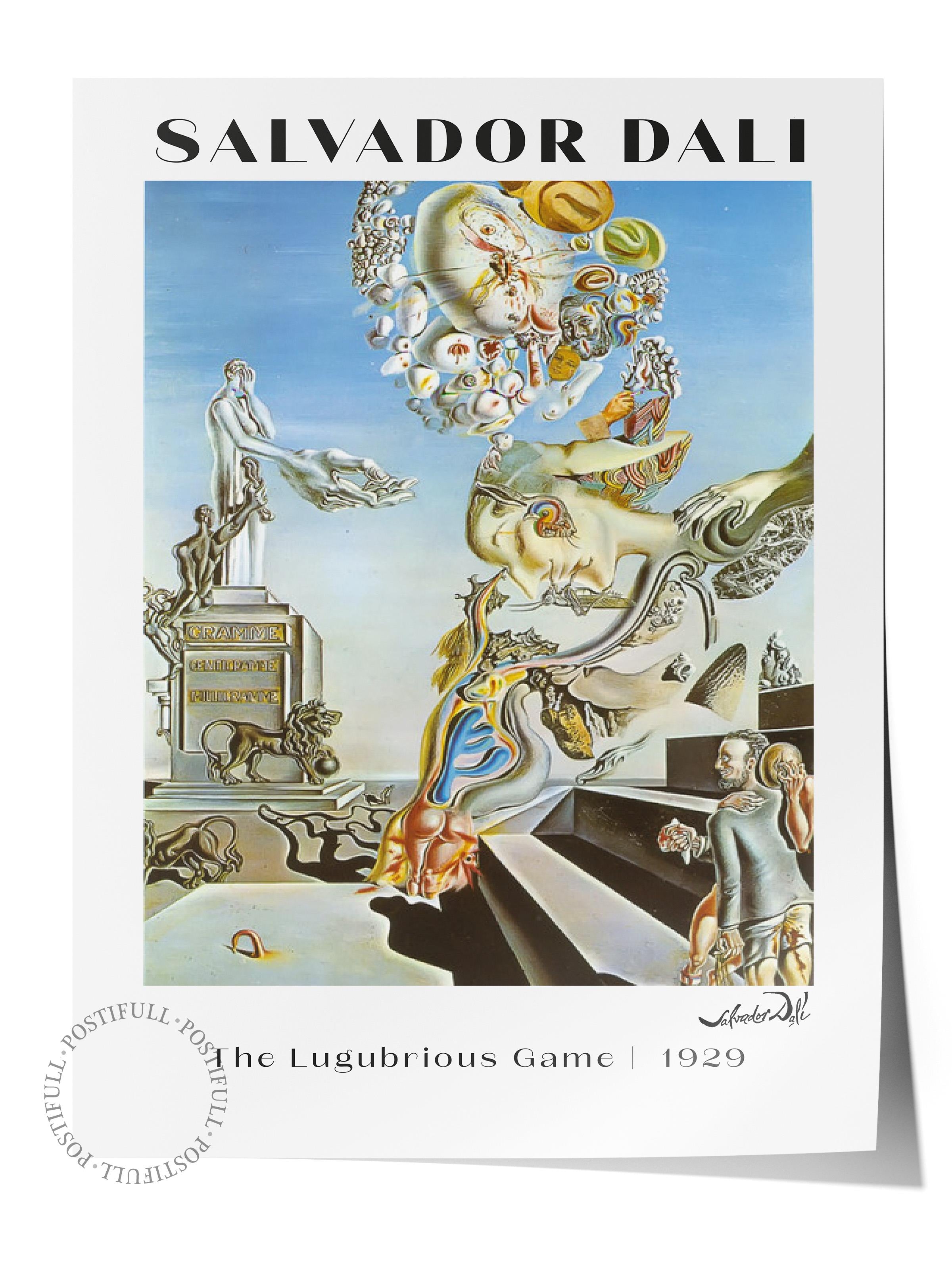 Salvador Dali Duvar Posteri - Duvar Dekoru - Sanat Serisi Posterleri - Kalın Kağıt - Çerçevesiz