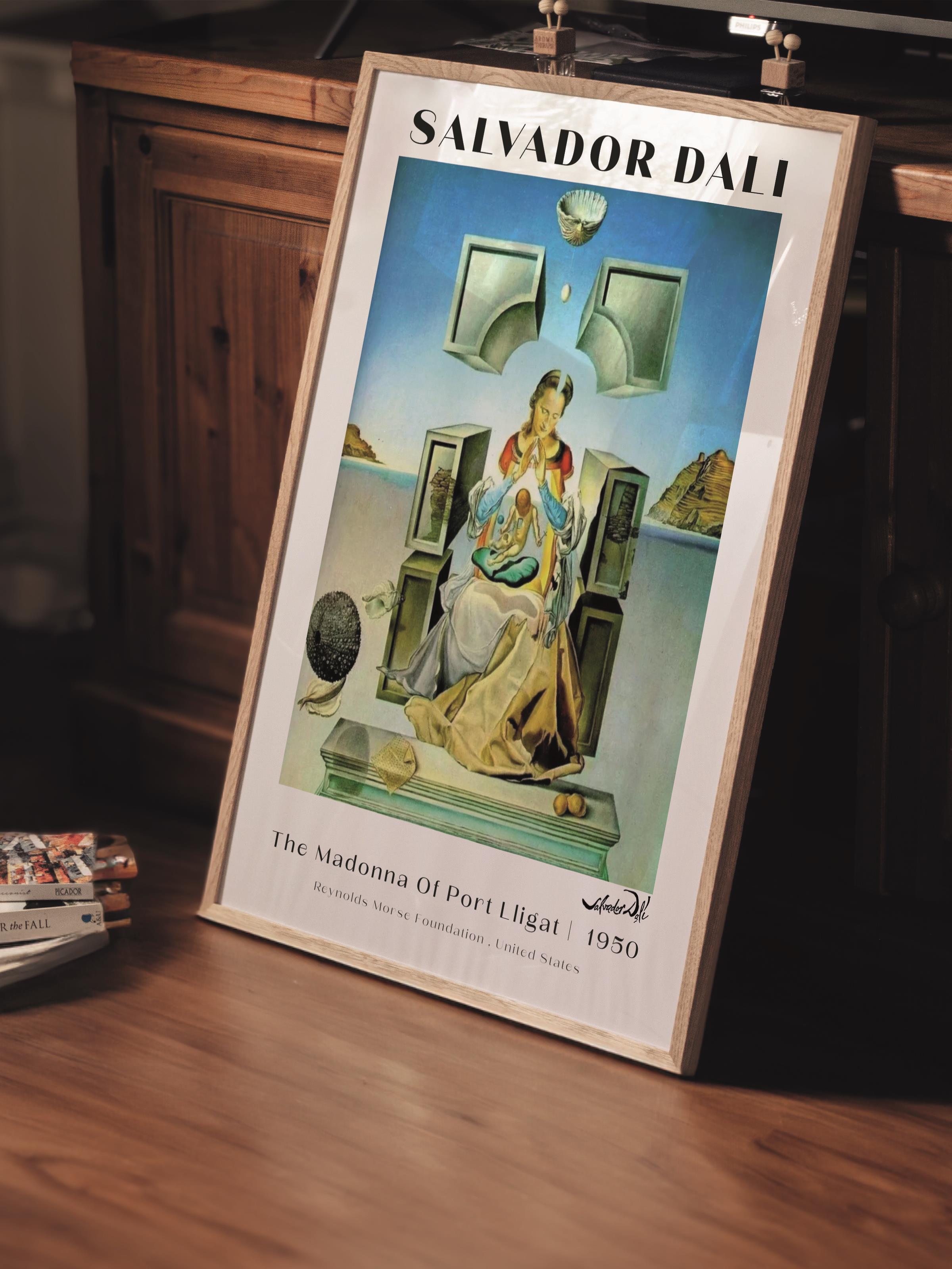 Salvador Dali Duvar Posteri - Duvar Dekoru - Sanat Serisi Posterleri - Kalın Kağıt - Çerçevesiz